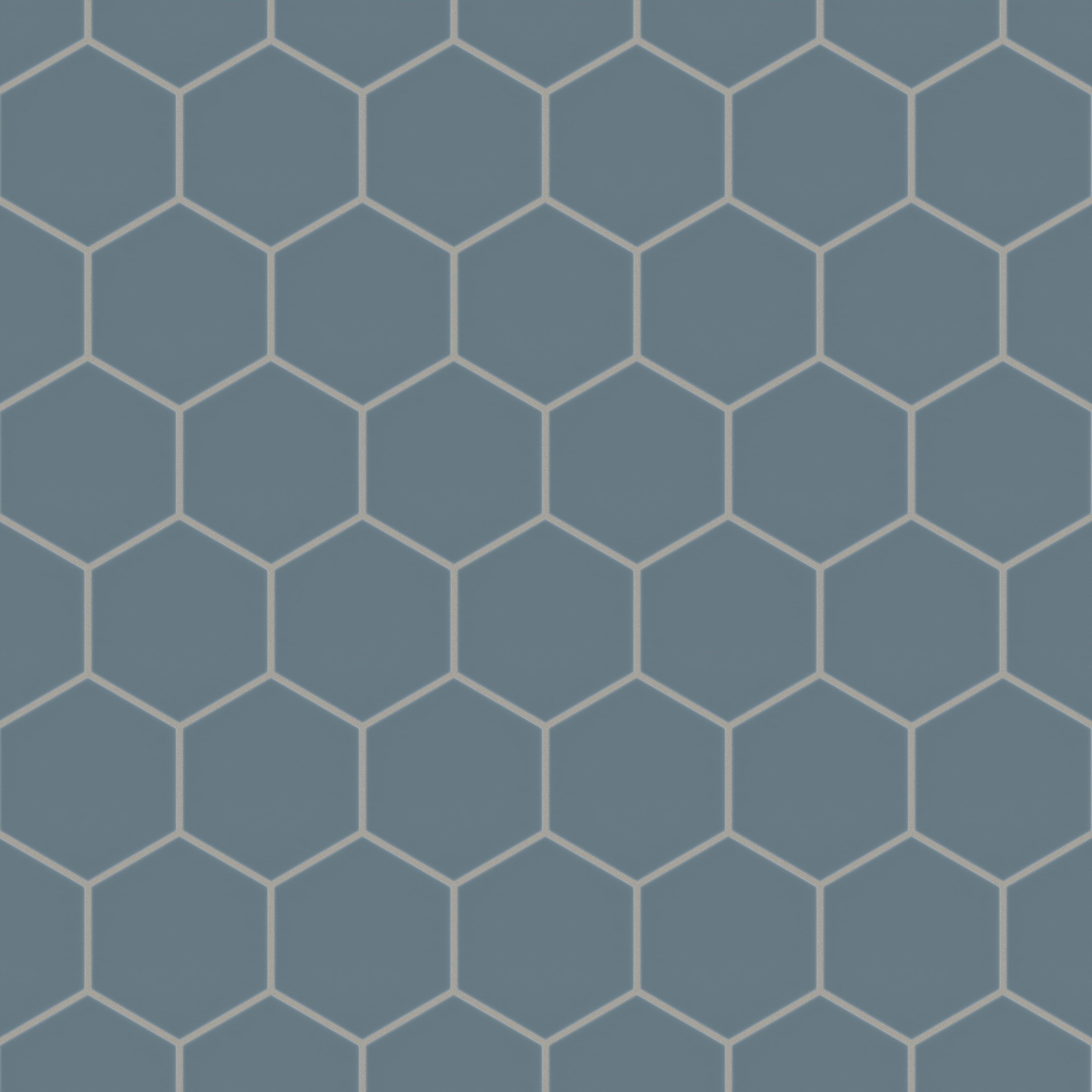 6" Hexagon Original Ceramic Tile in Nautical Matte