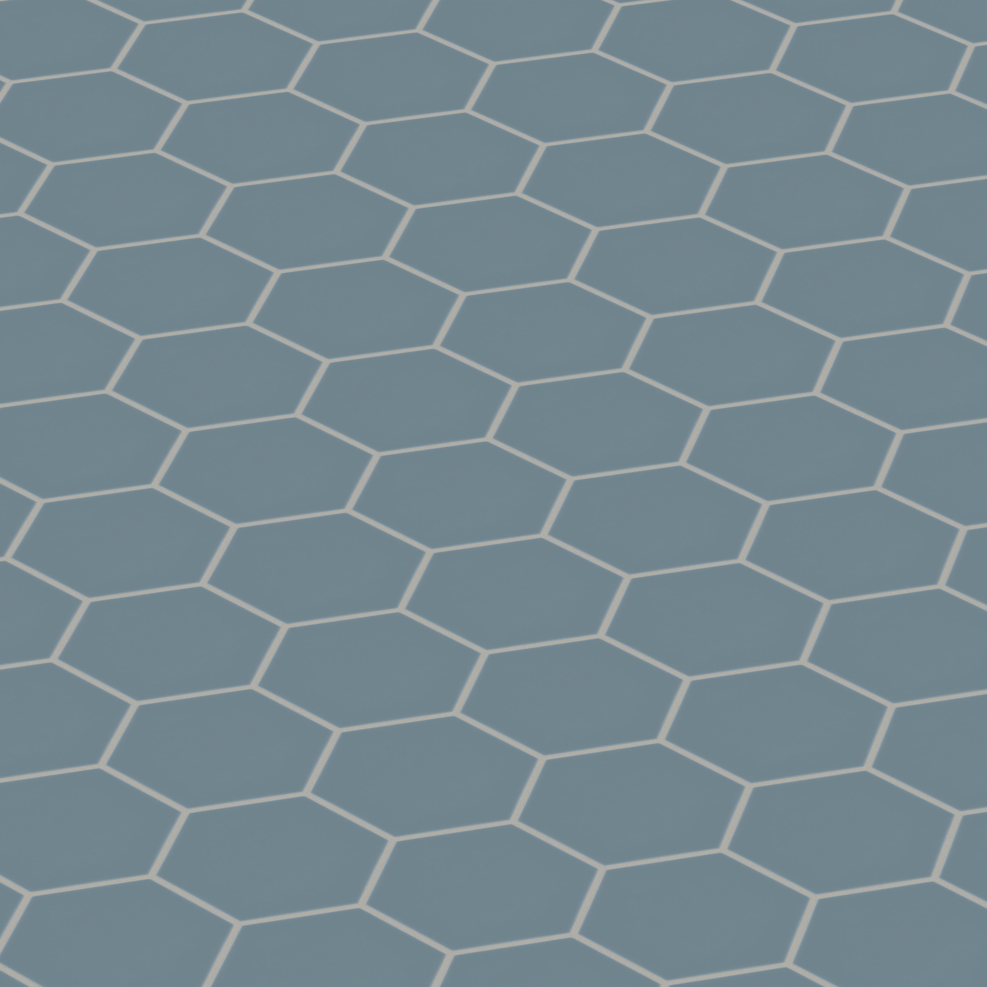 6" Hexagon Original Ceramic Tile in Nautical Matte