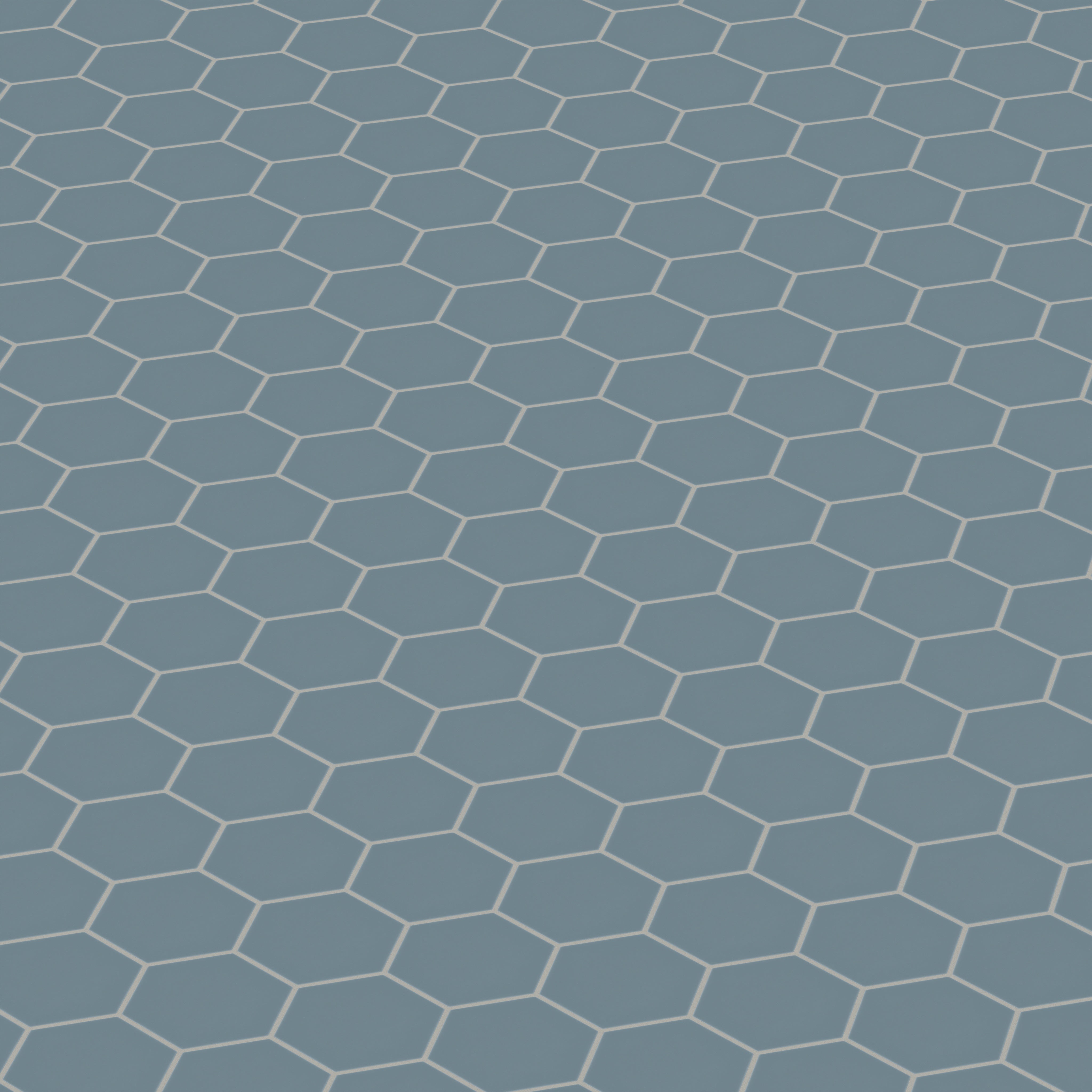 6" Hexagon Original Ceramic Tile in Nautical Matte