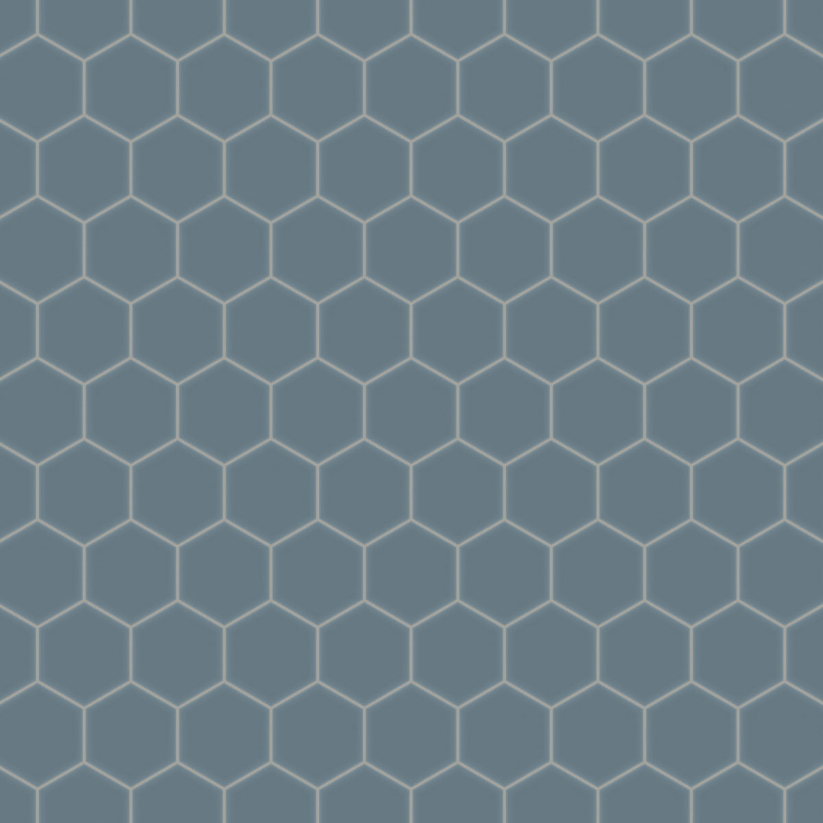 8" Hexagon Original Ceramic Tile in Nautical Matte