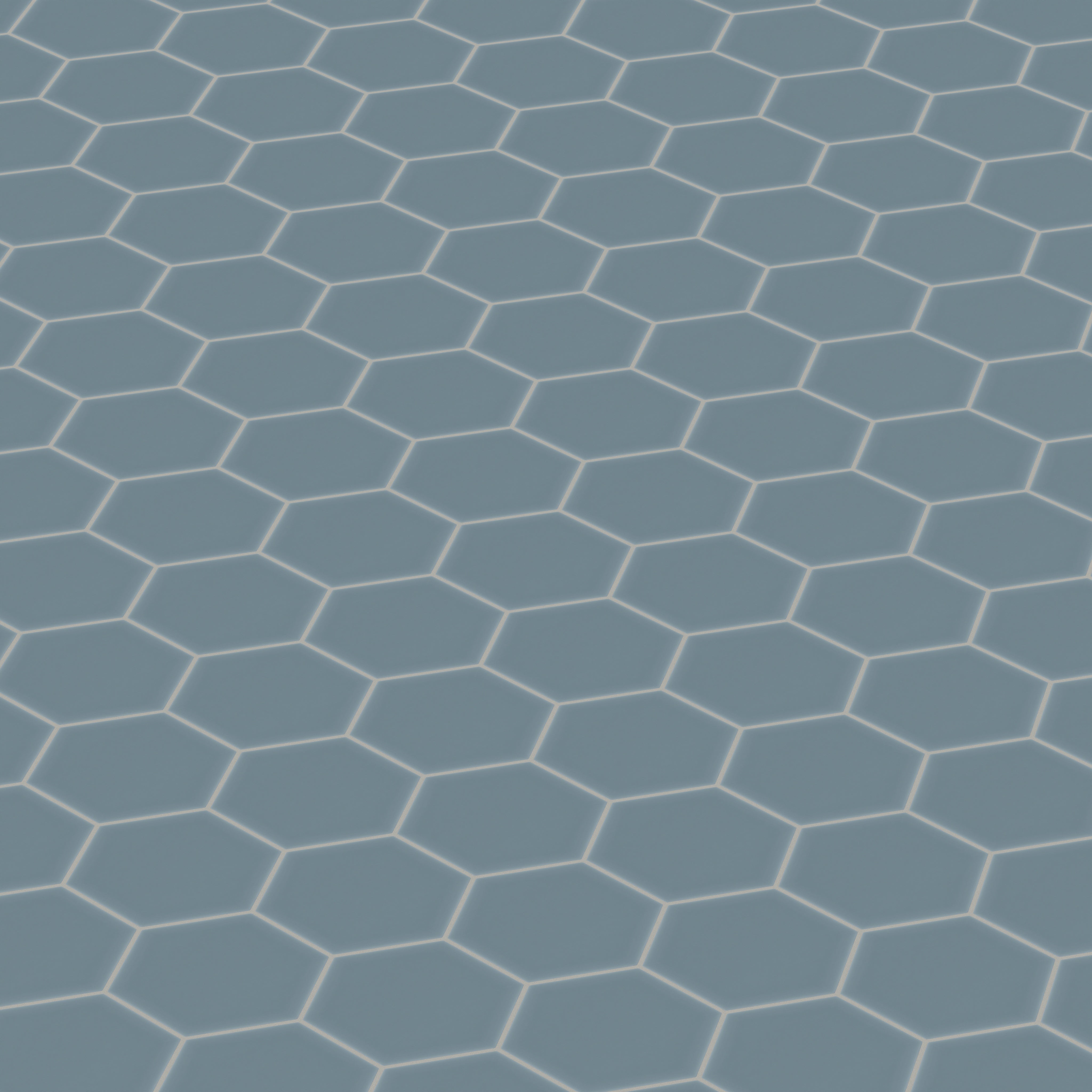 8" Hexagon Original Ceramic Tile in Nautical Matte