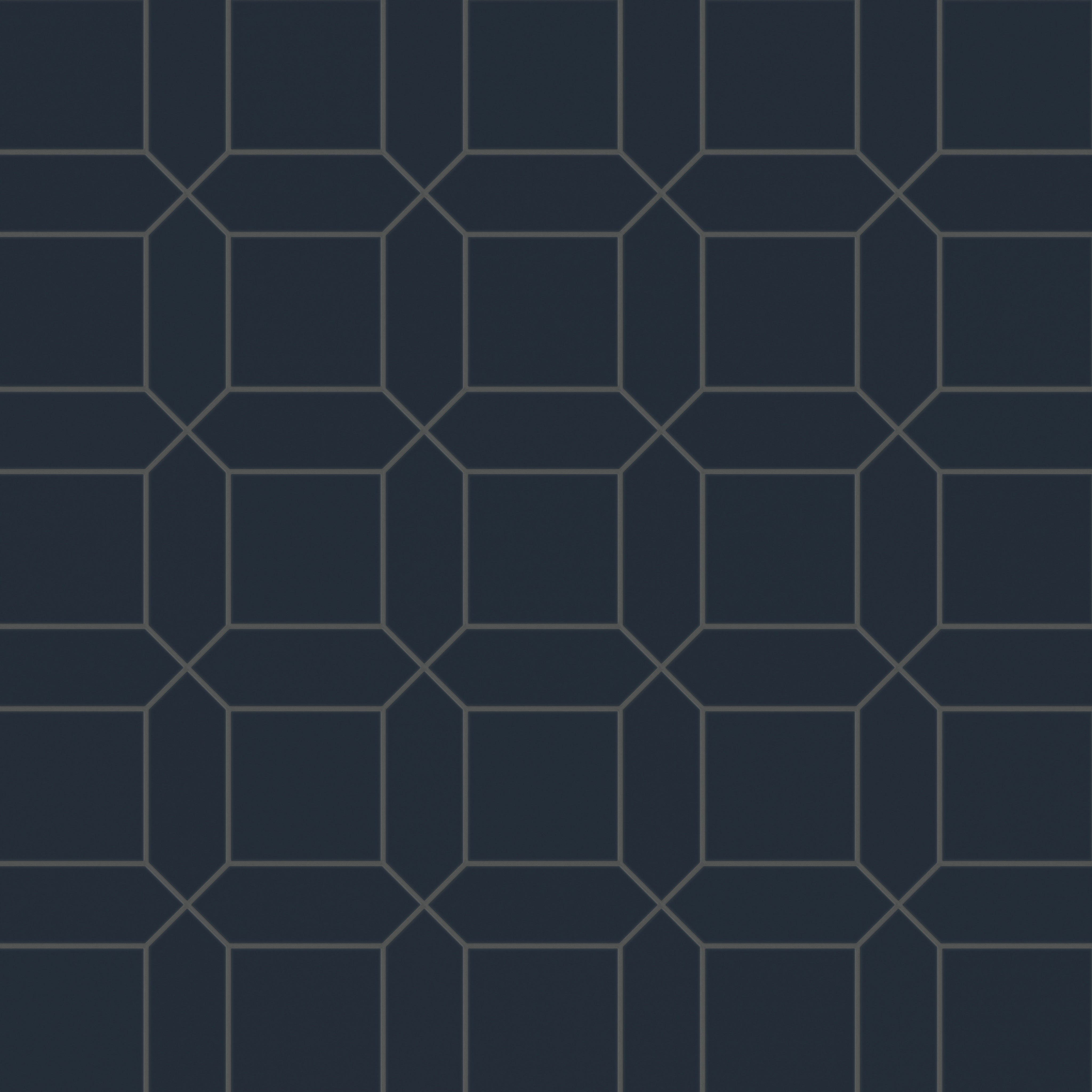Atrium Original Ceramic Tile in Navy Blue Matte