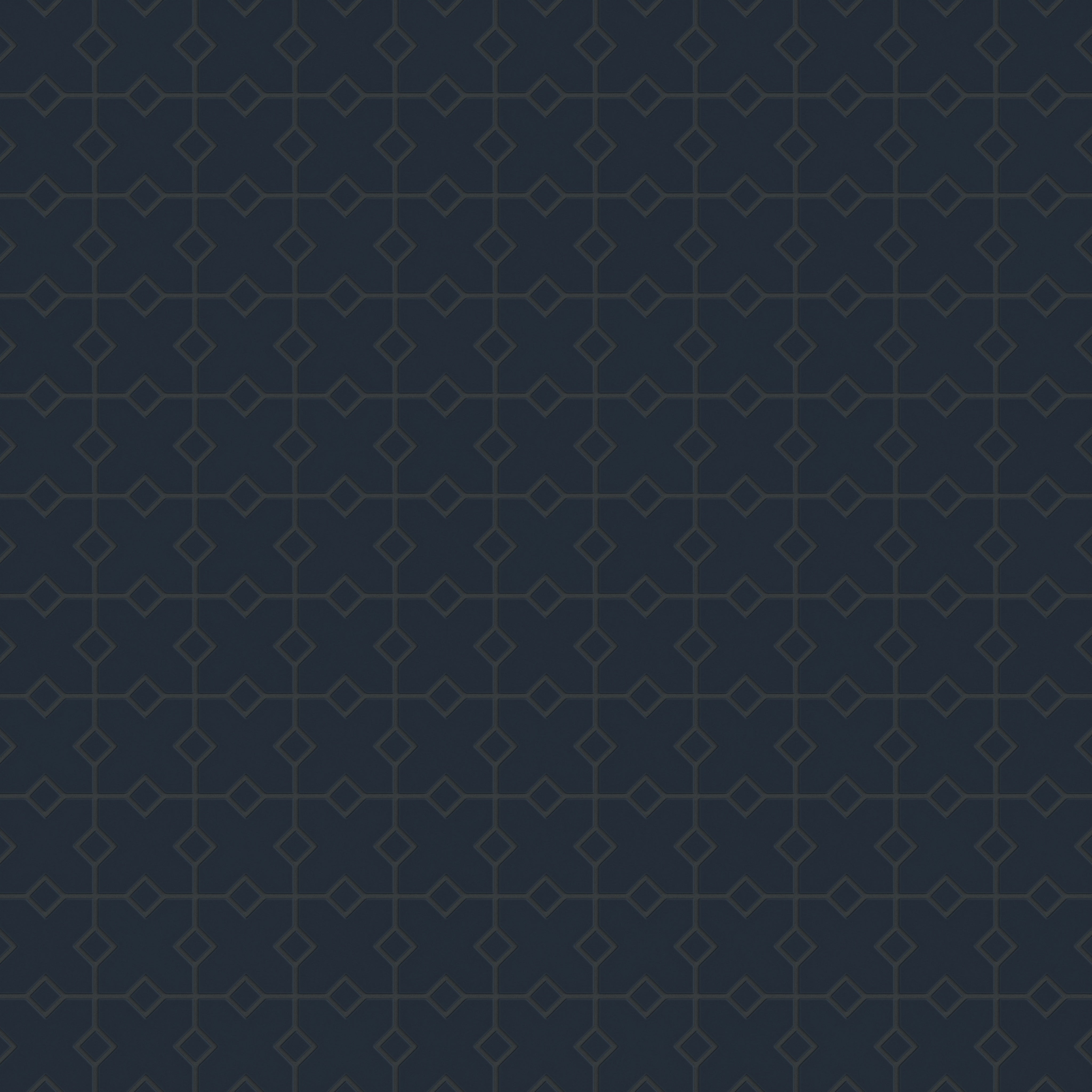Hacienda Sheeted Original Ceramic Tile in Navy Blue Matte