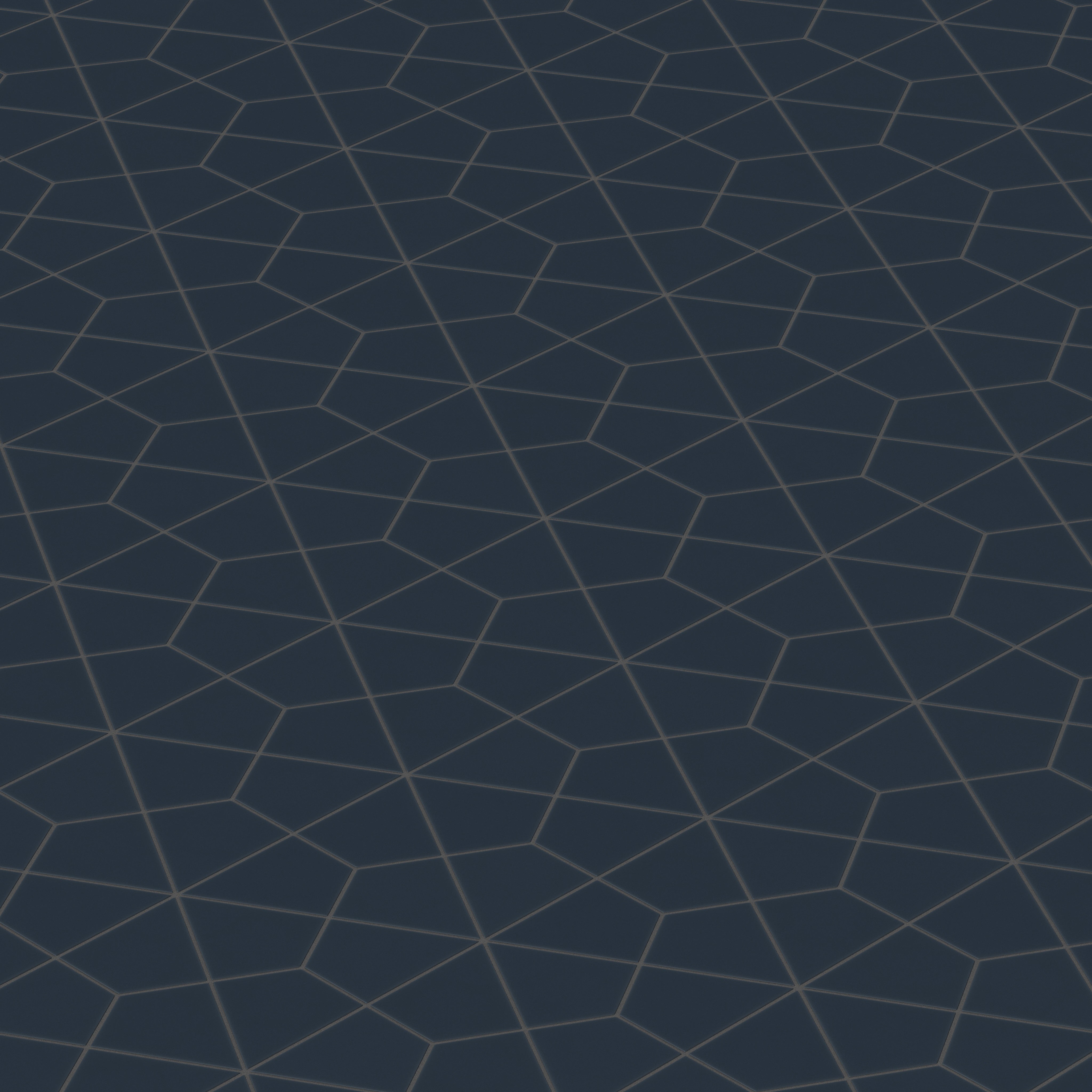 Hexite Original Ceramic Tile in Navy Blue Matte