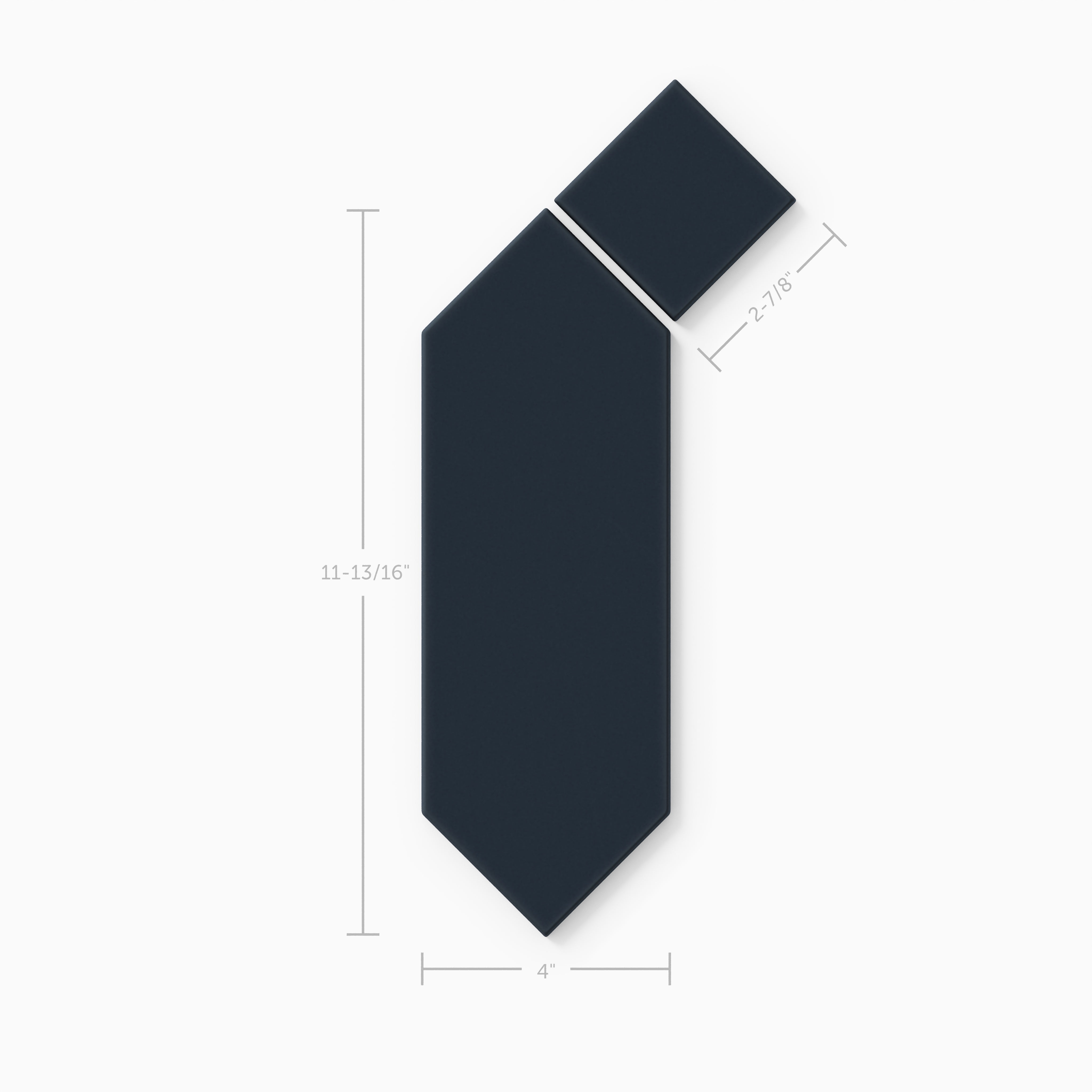 Mission Original Ceramic Tile in Navy Blue Matte