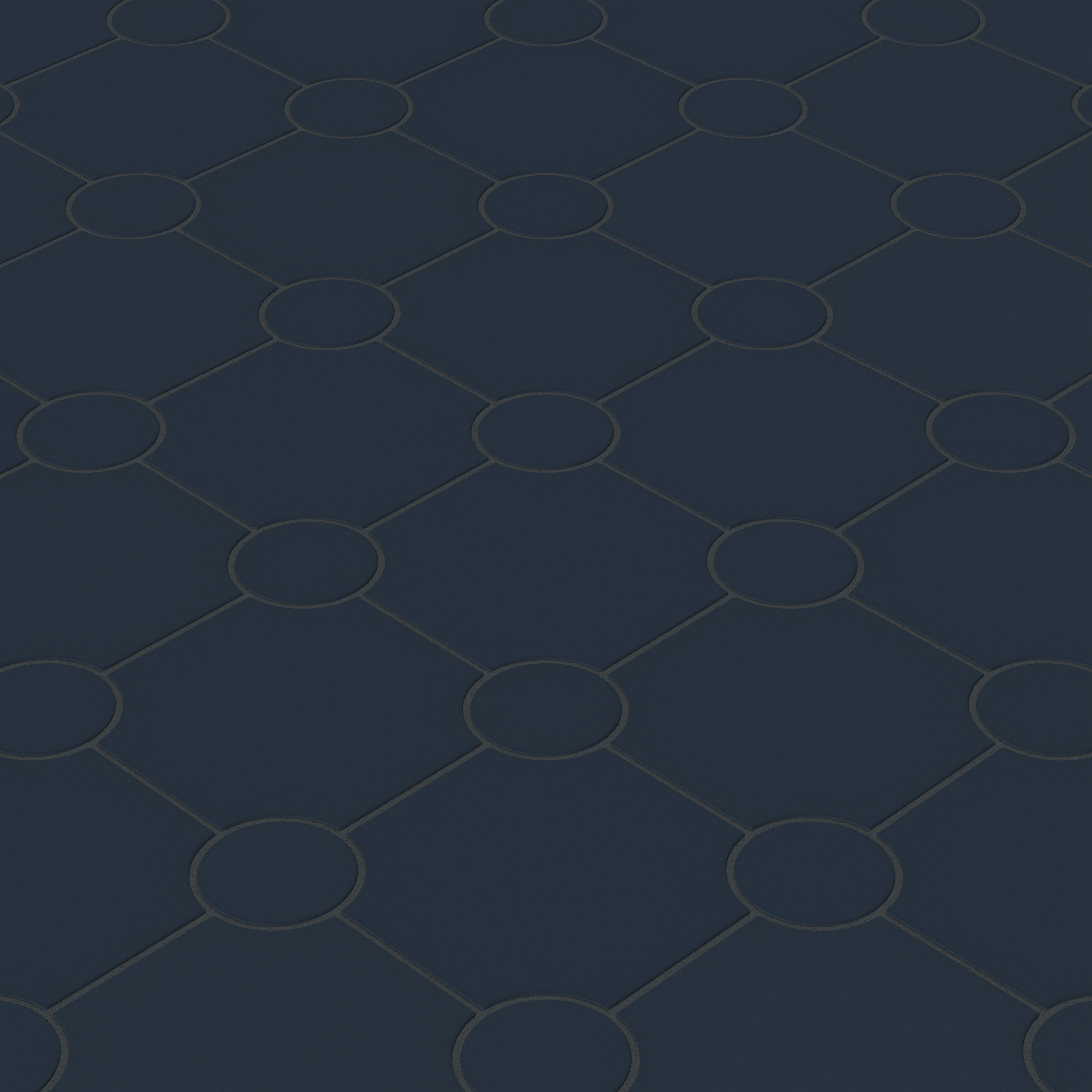 Portico Original Ceramic Tile in Navy Blue Matte