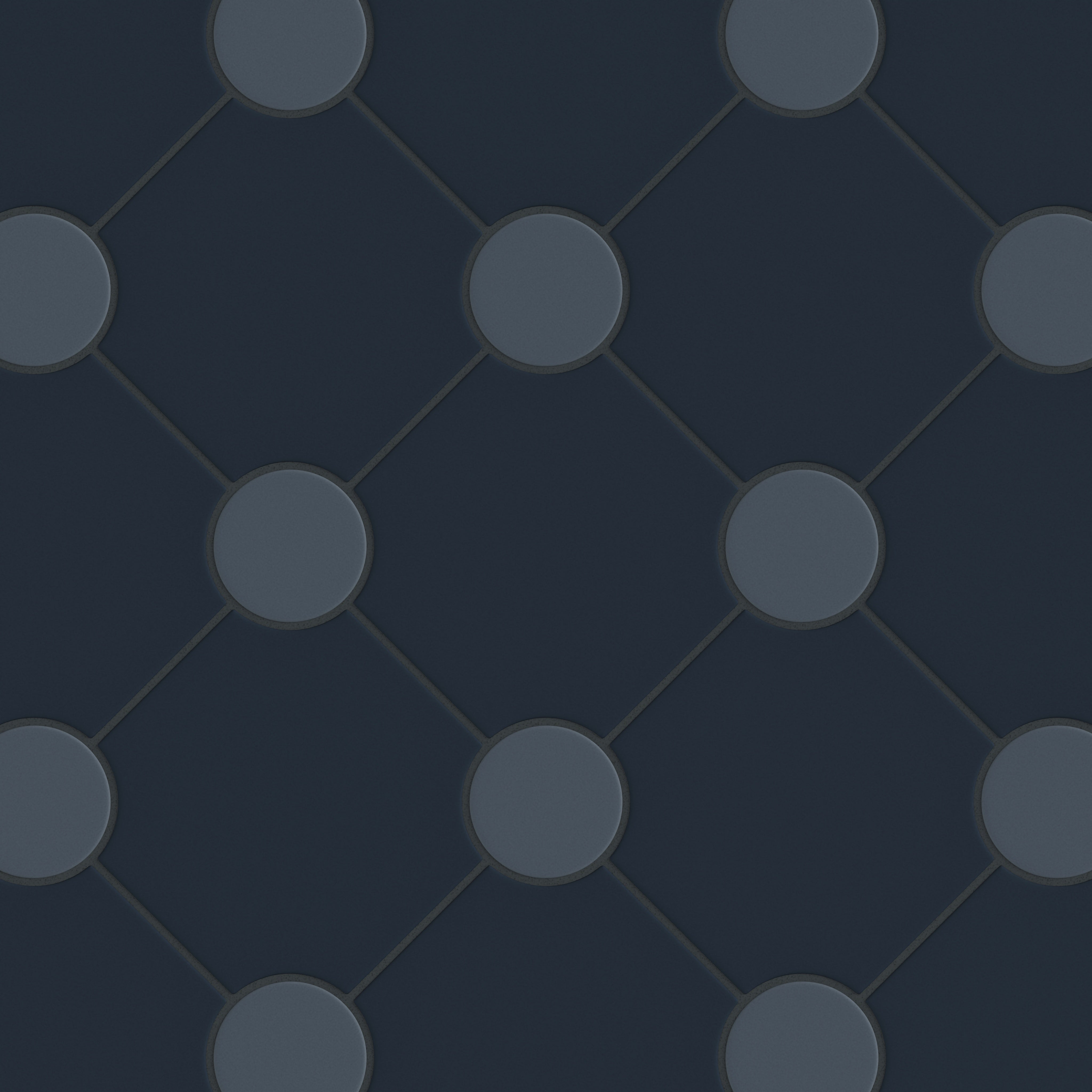 Portico Original Ceramic Tile in Navy Blue Matte & Slate Blue Matte