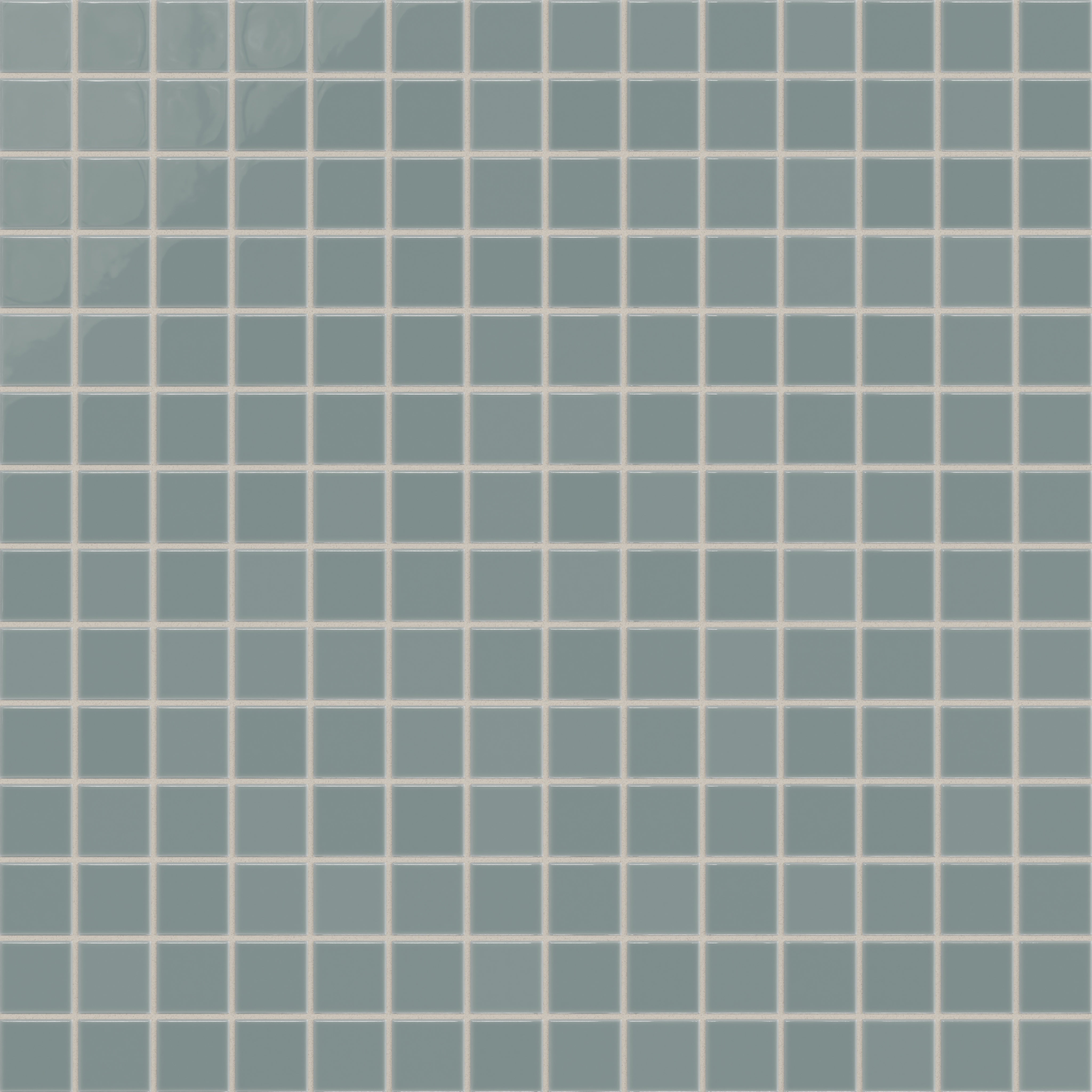2x2 Straight Set Sheeted Natural Press Ceramic Mosaic Tile in North Fork Gloss