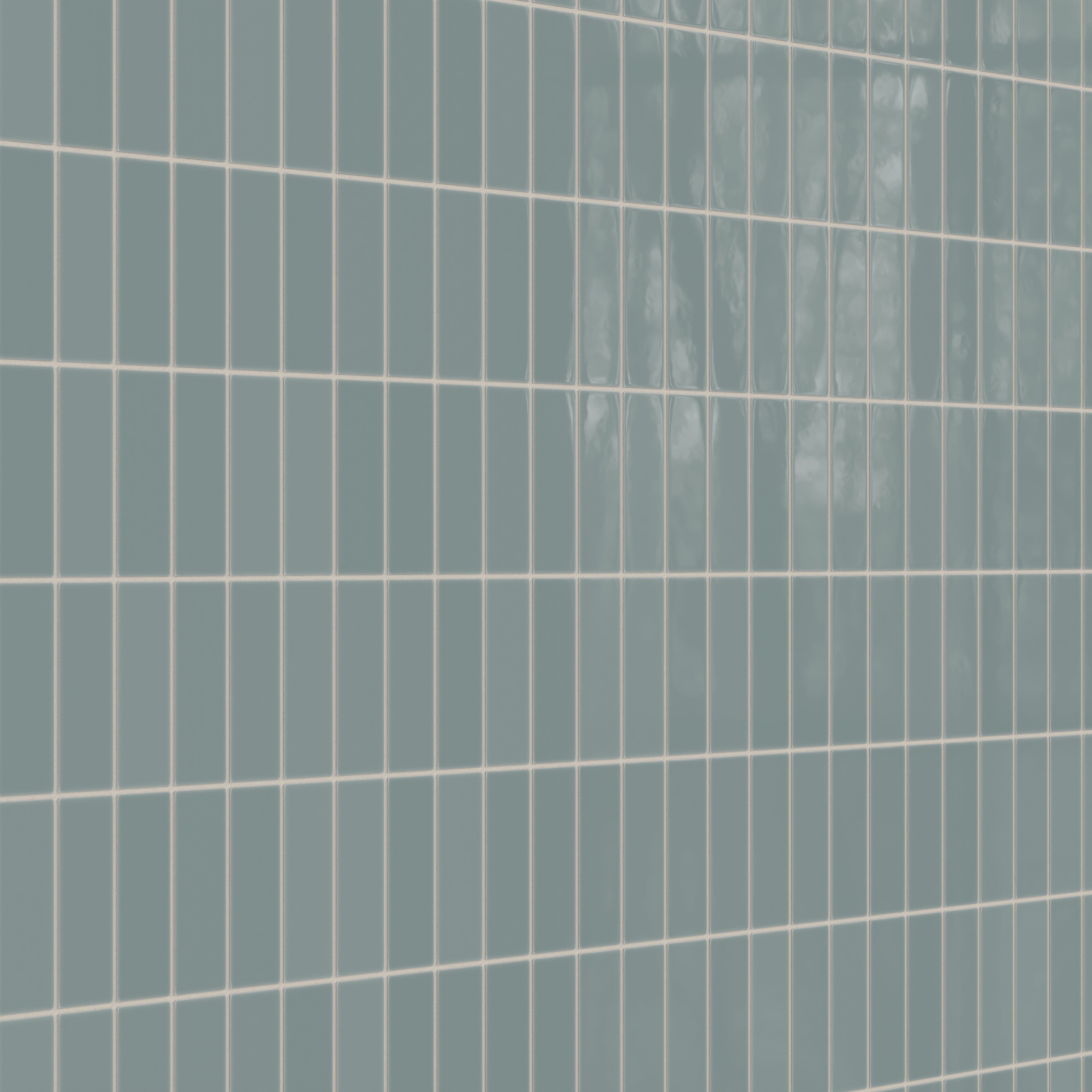 2x6 Natural Press Ceramic Tile in North Fork Gloss