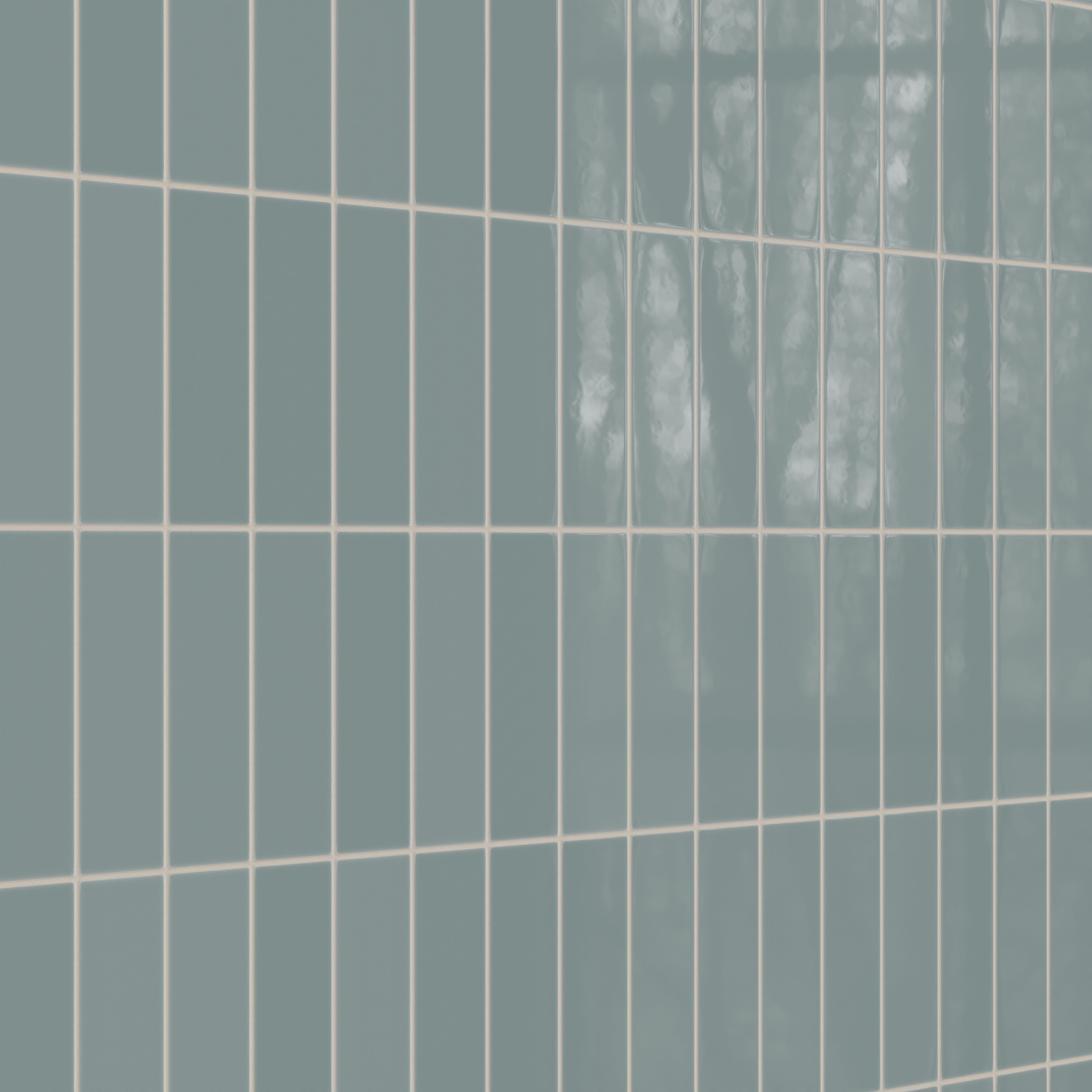 3x9 Natural Press Ceramic Tile in North Fork Gloss