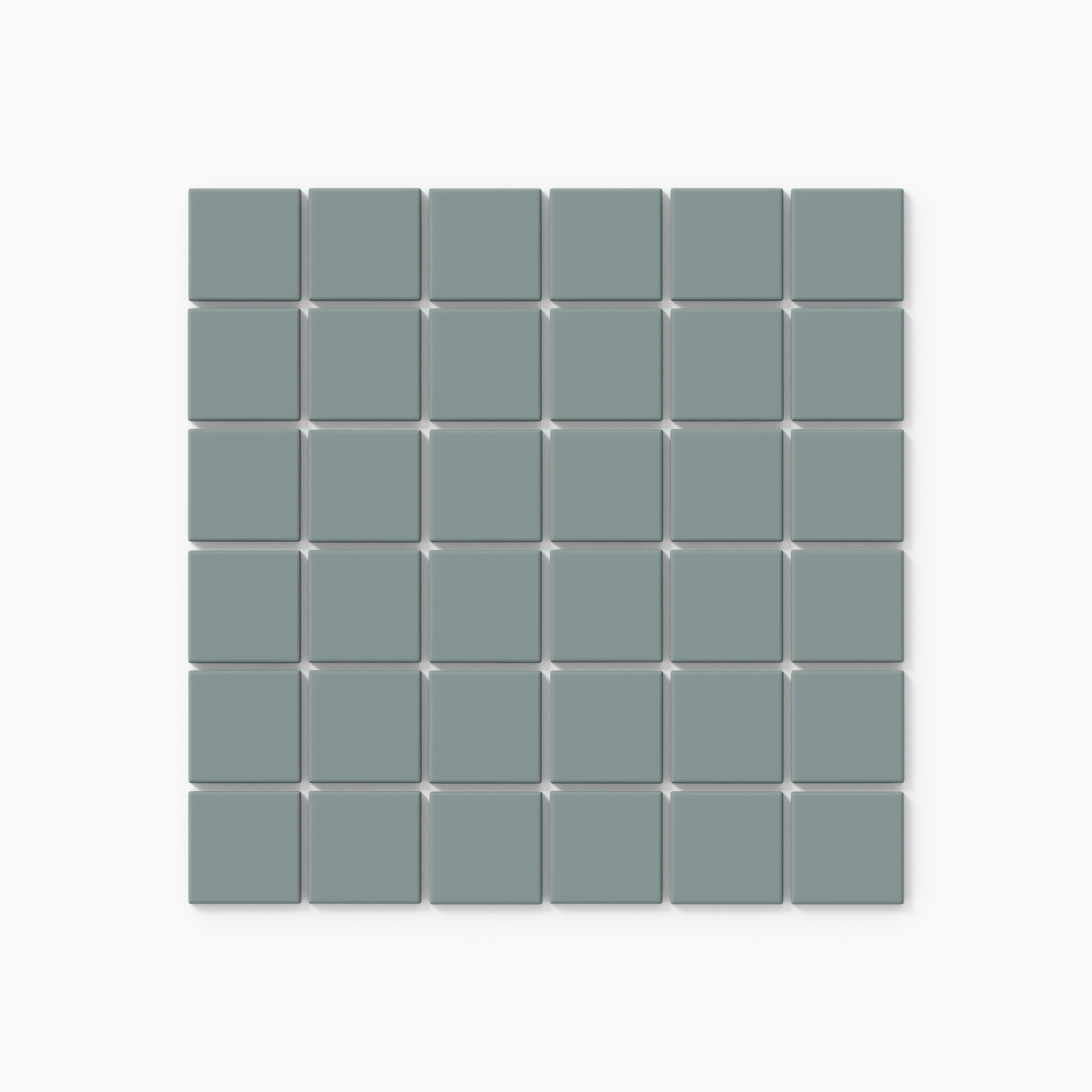 2x2 Straight Set Sheeted Natural Press Ceramic Mosaic Tile in North Fork Matte