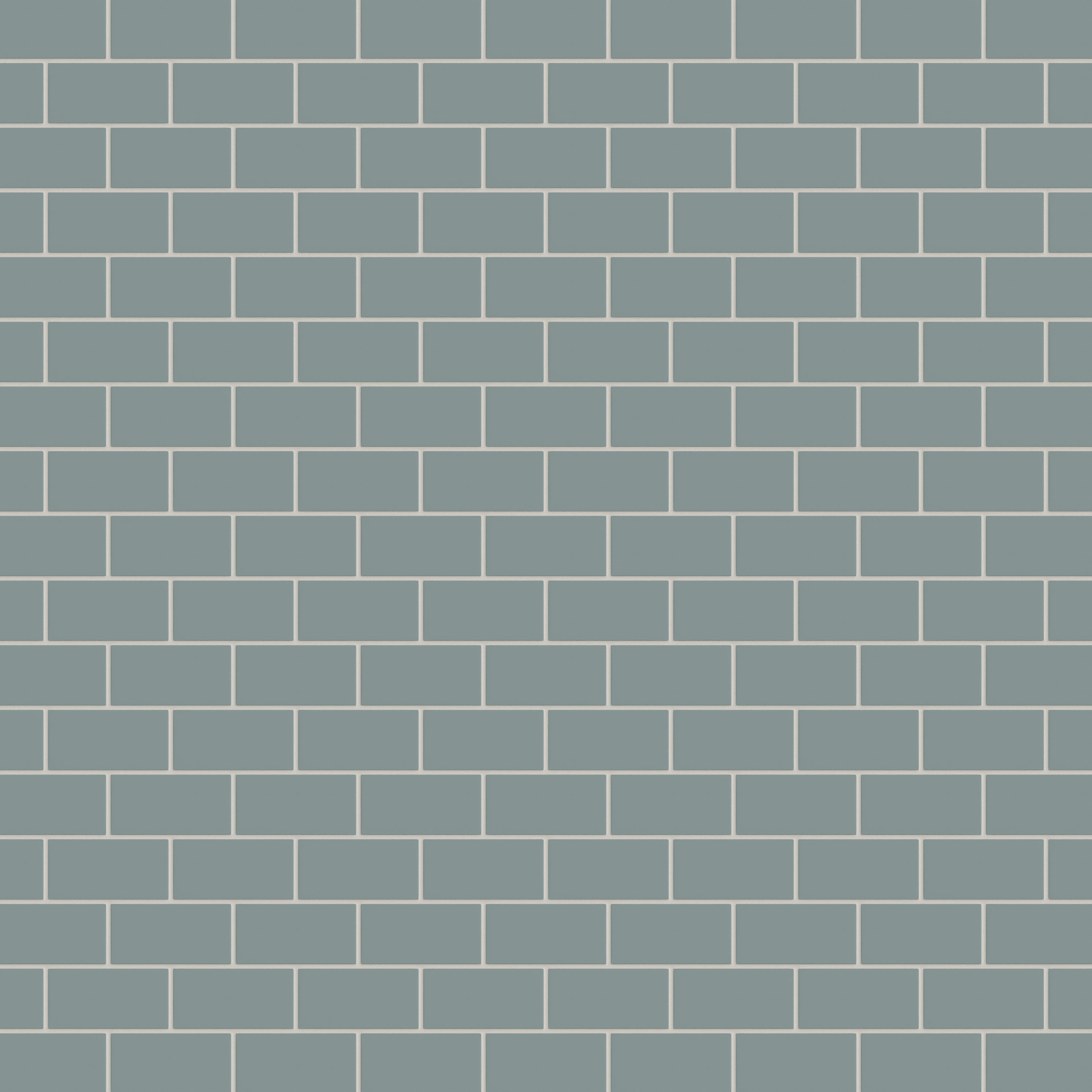 2x4 Half Offset Sheeted Natural Press Ceramic Mosaic Tile in North Fork Matte