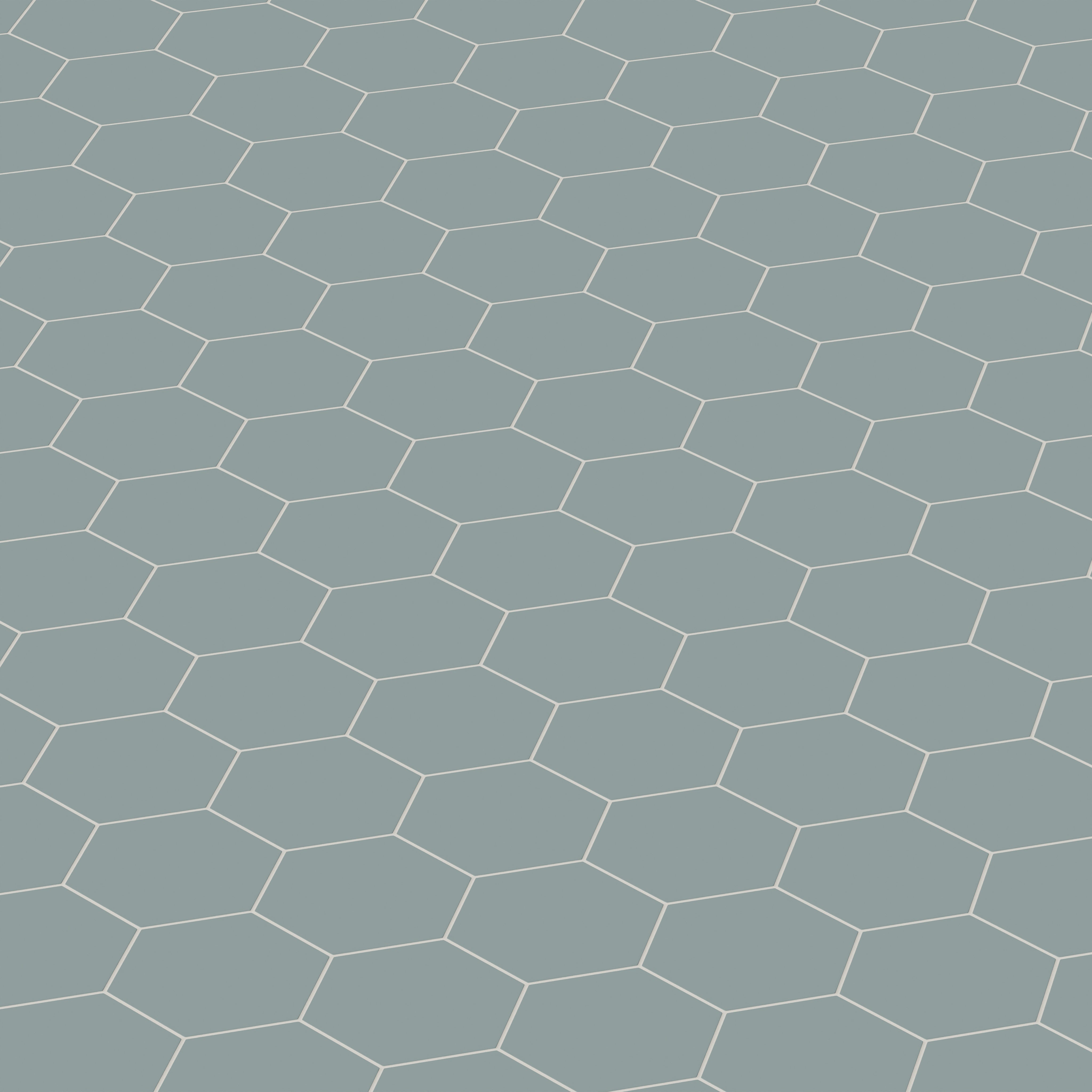 8" Hexagon Natural Press Ceramic Tile in North Fork Matte