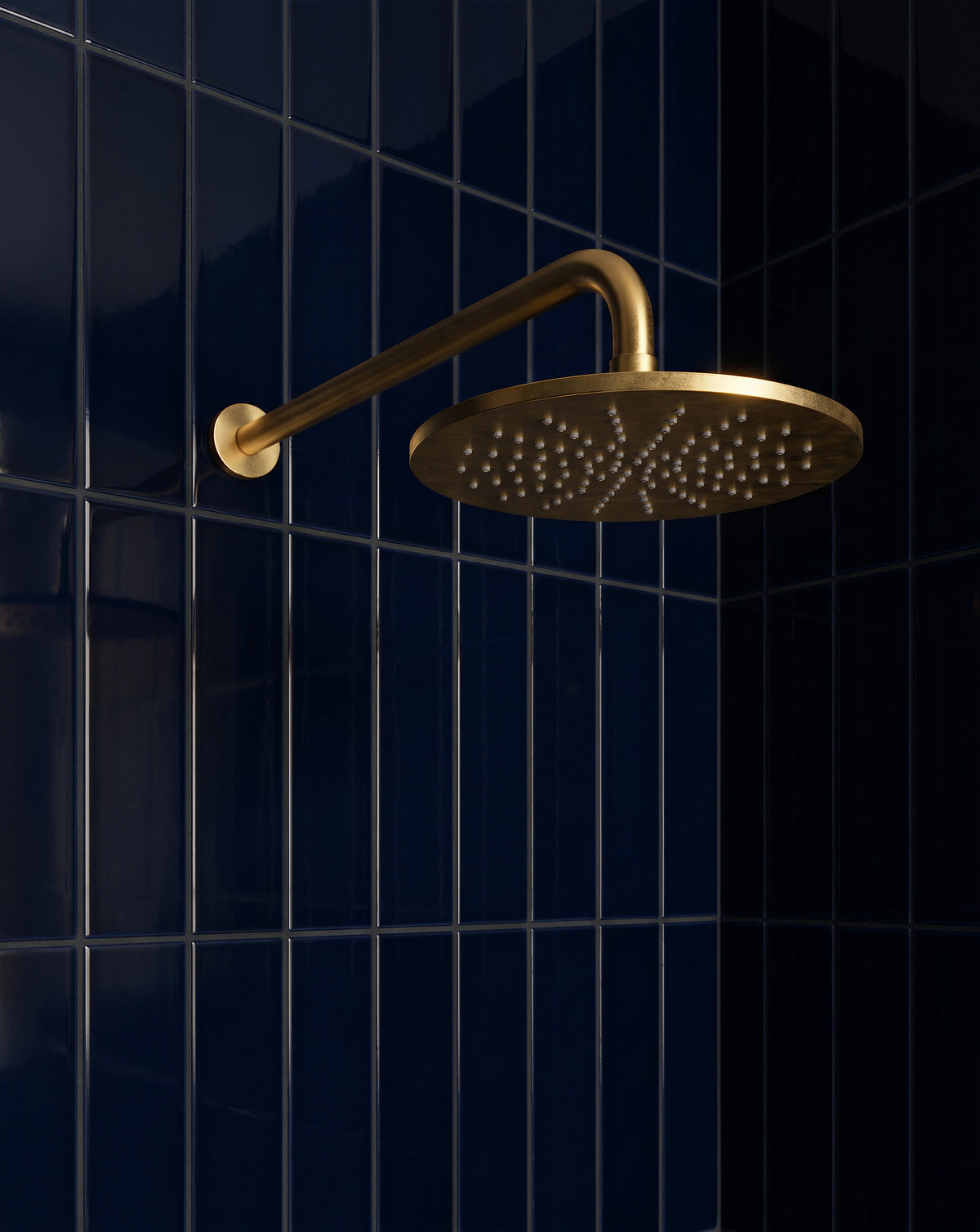Contour & Foundry 90-Degree 16" Shower Arm with Flange in French Brass