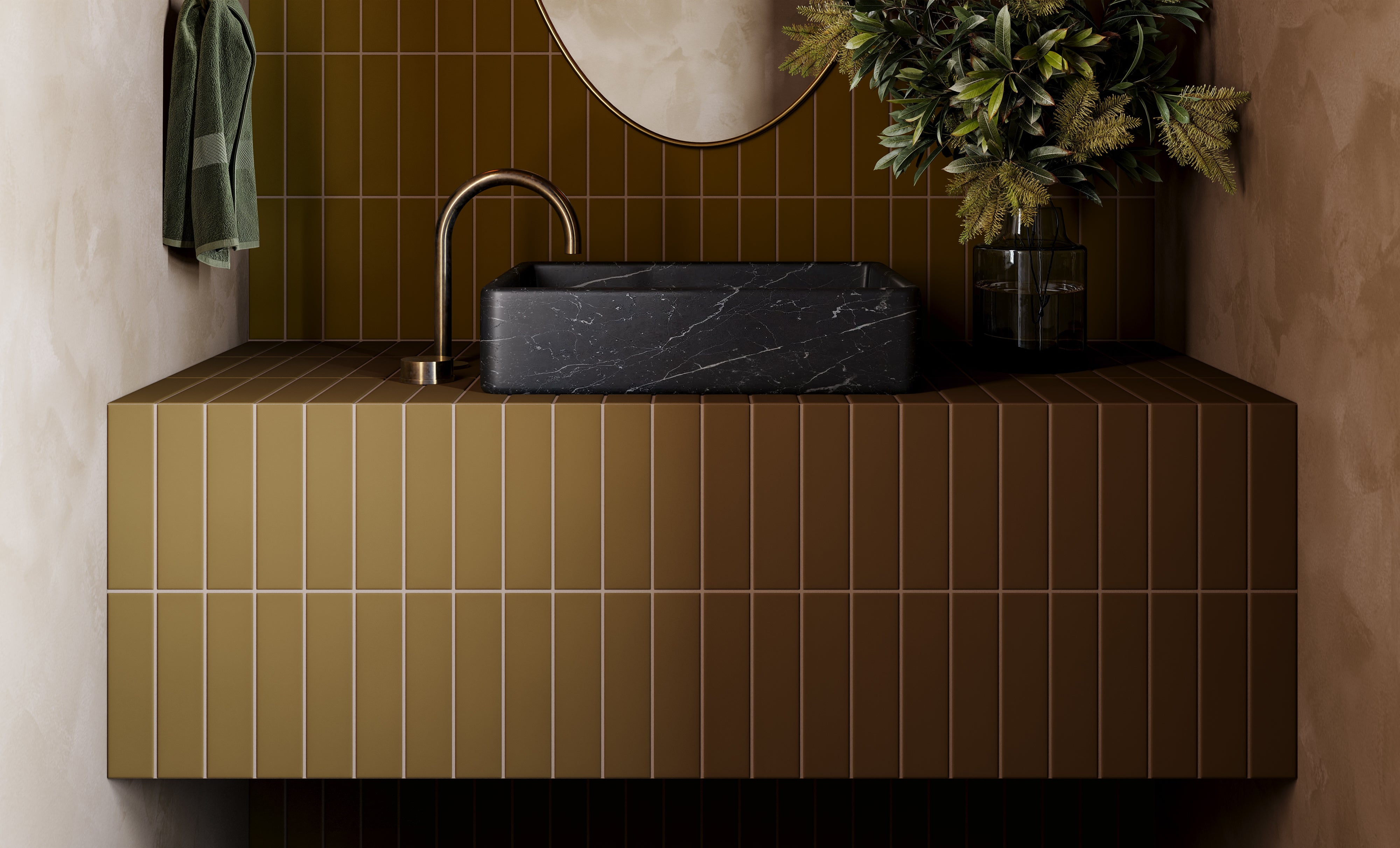 2x8 Original Ceramic Tile in Chaparral Matte