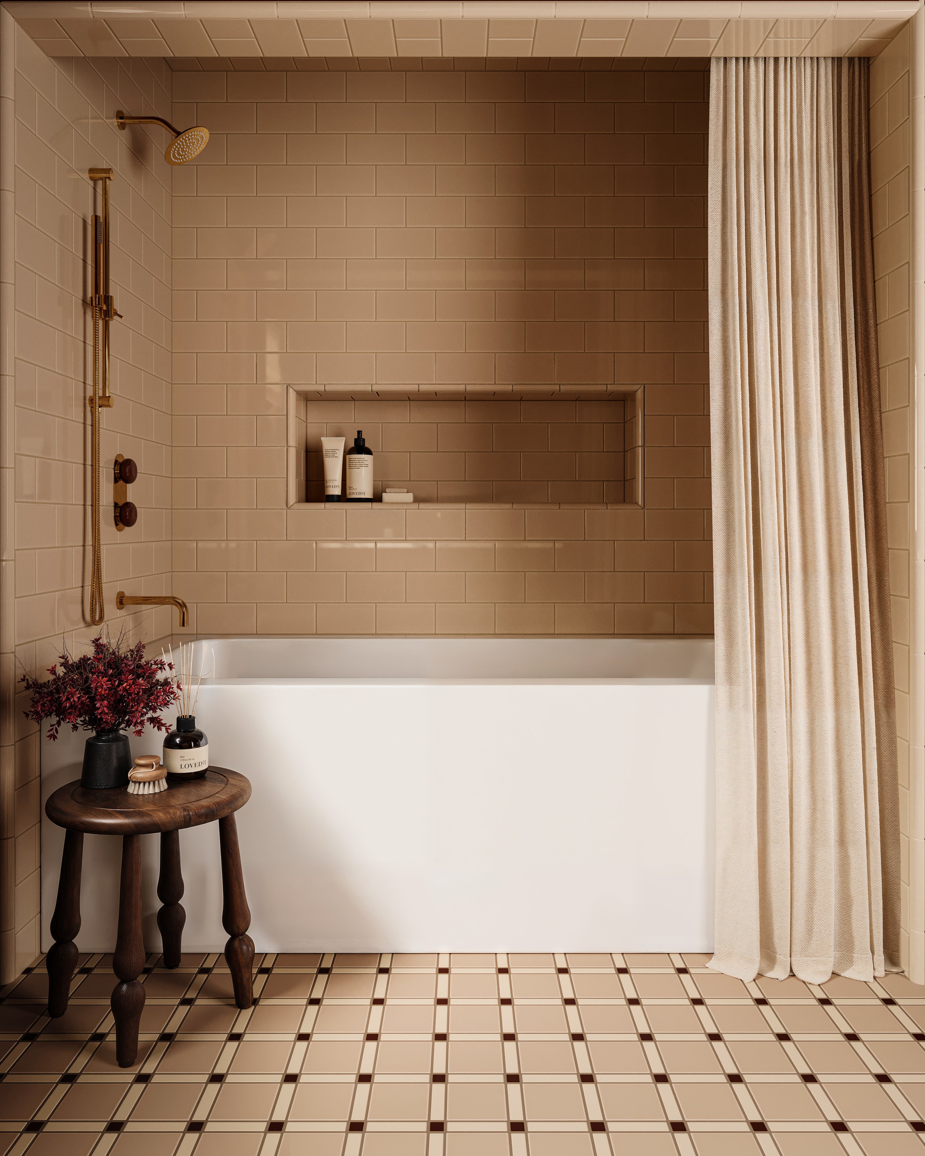 4x8 Original Ceramic Tile in Sweet Pea Gloss