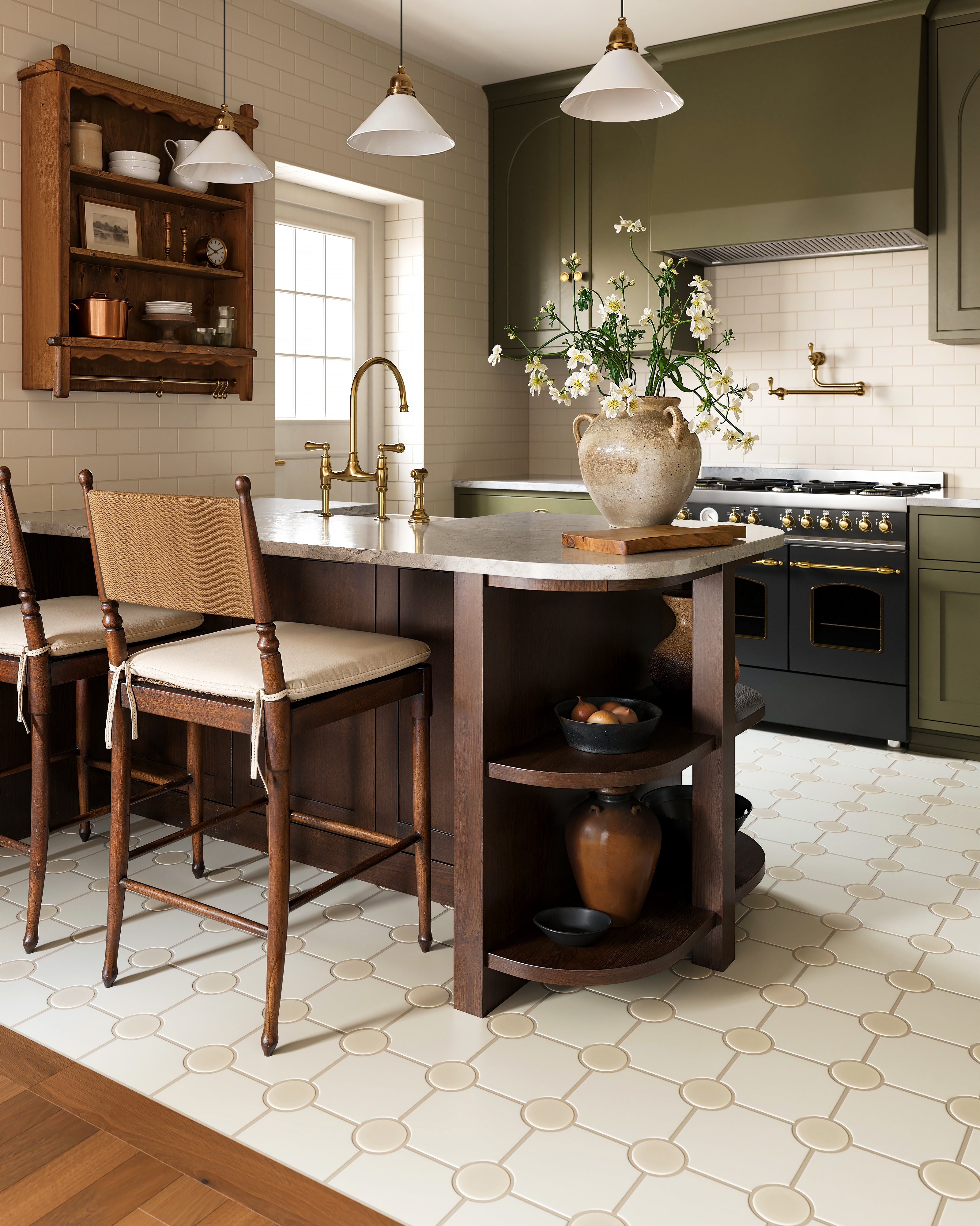 Portico Original Ceramic Tile in Feldspar Matte & Sand Dune Matte