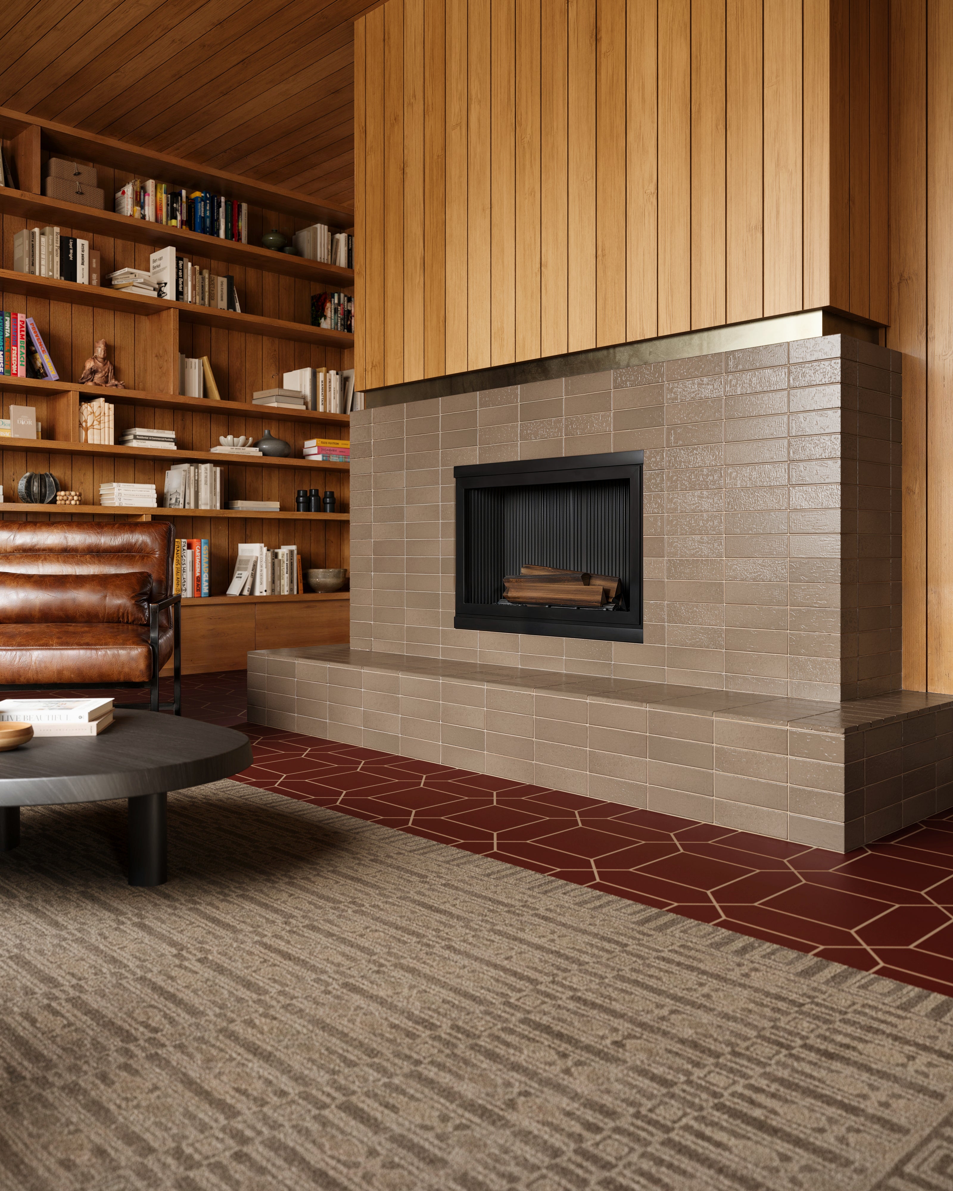 2.5x8 Brick Tile in Wind River
