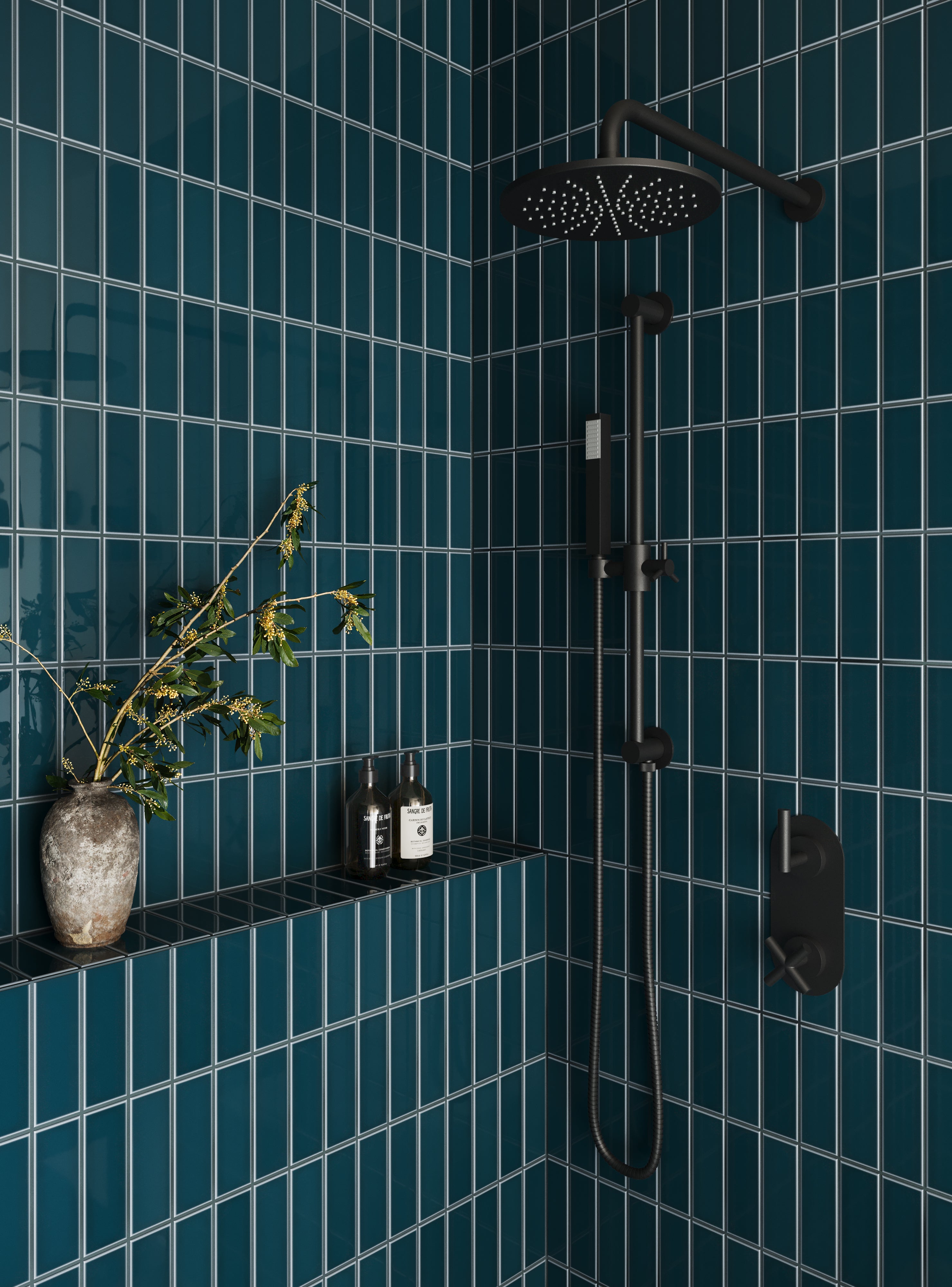 Contour & Foundry 90-Degree 16" Shower Arm with Flange in Oil Rubbed Bronze