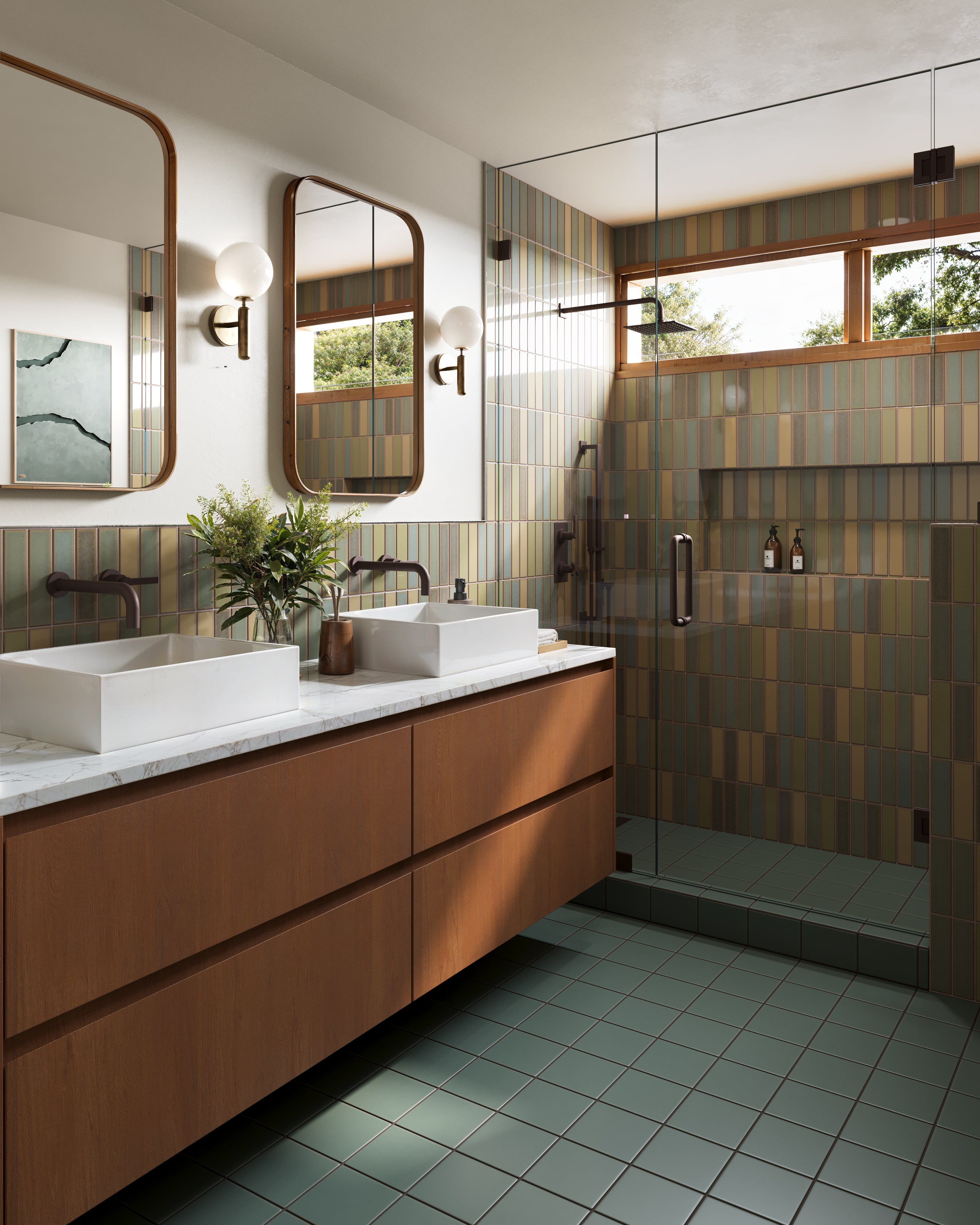 6x6 Original Ceramic Tile in Tempest Matte