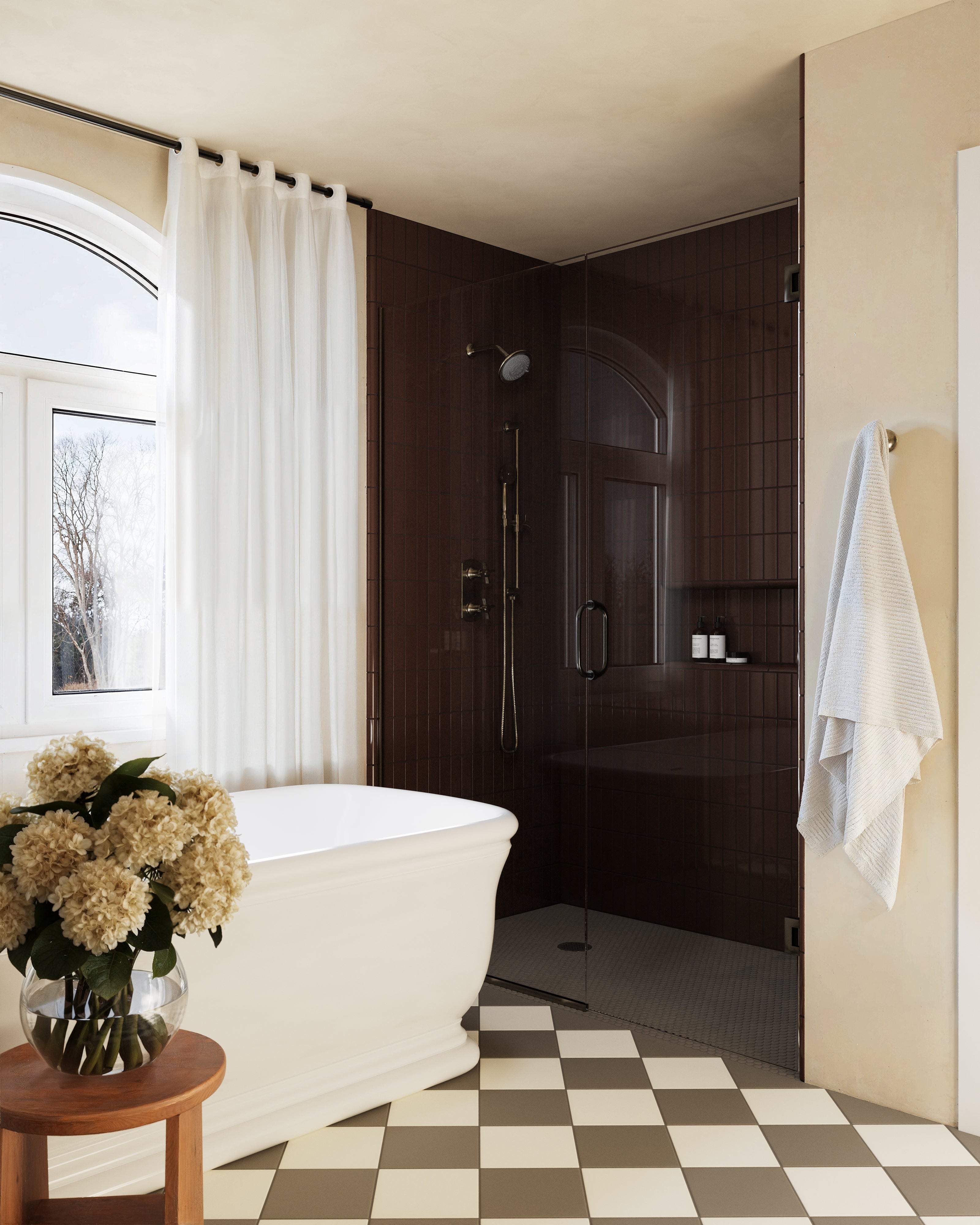 Emerson Positioning Bar Kit - Less Hand Shower in French Nickel