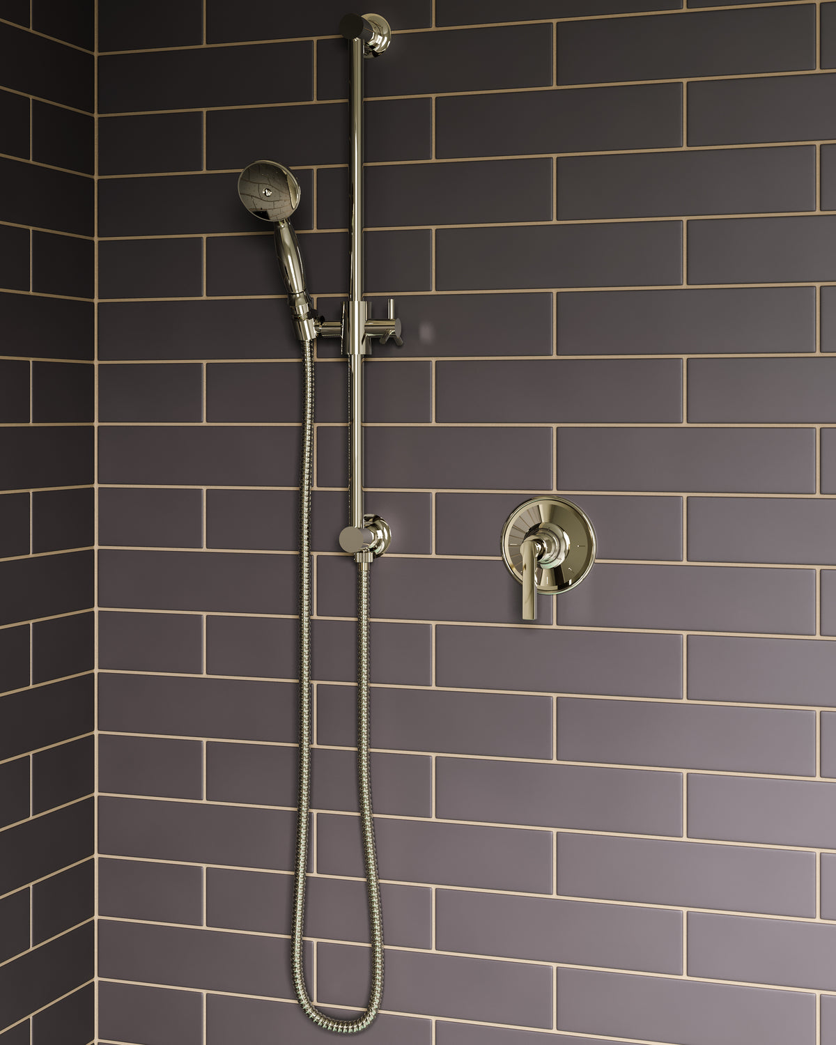 Emerson Wall Elbow with Hook Kit - Less Hand Shower in Polished Nickel