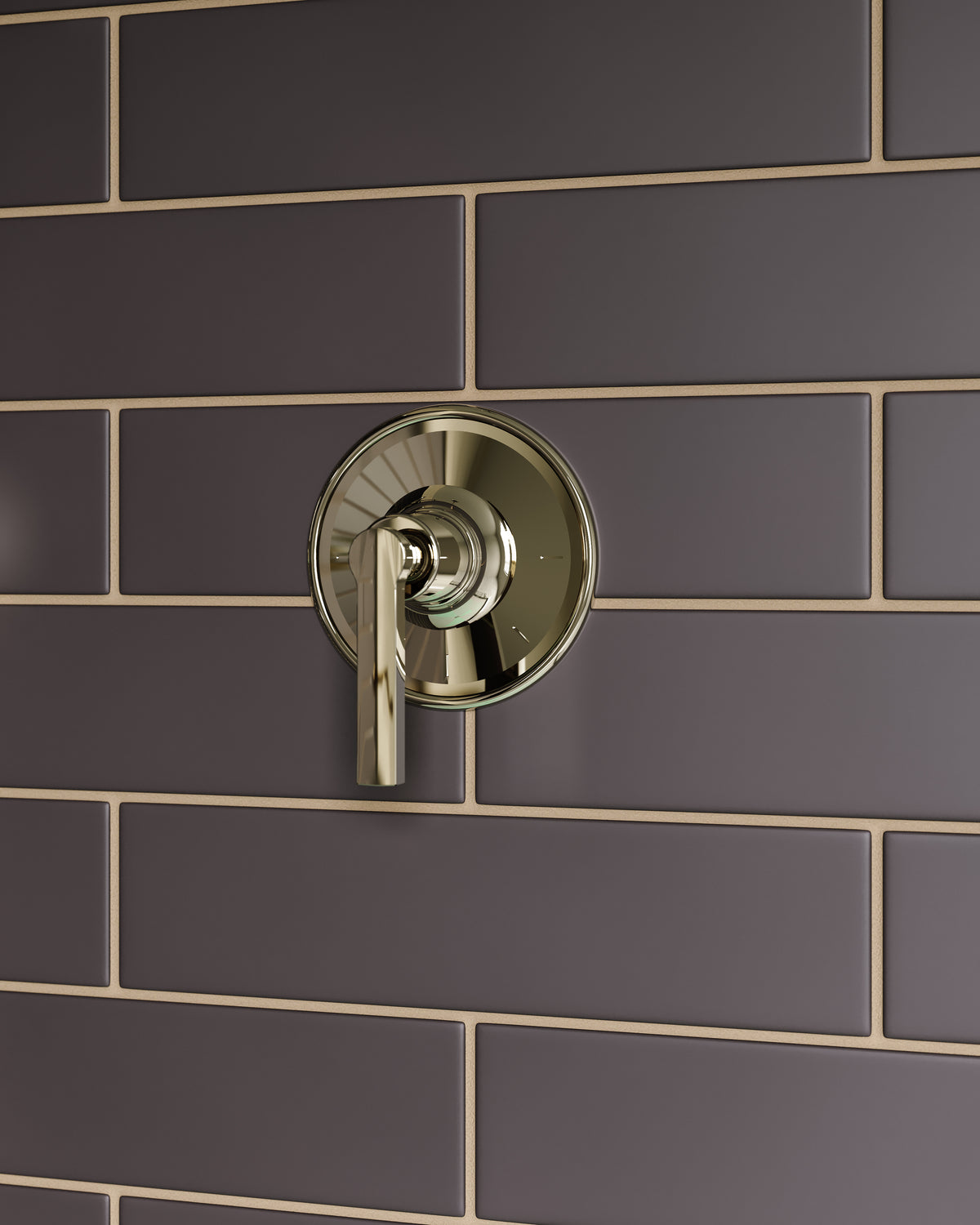 Emerson Pressure Balance Shower - Lever Handle in Polished Nickel