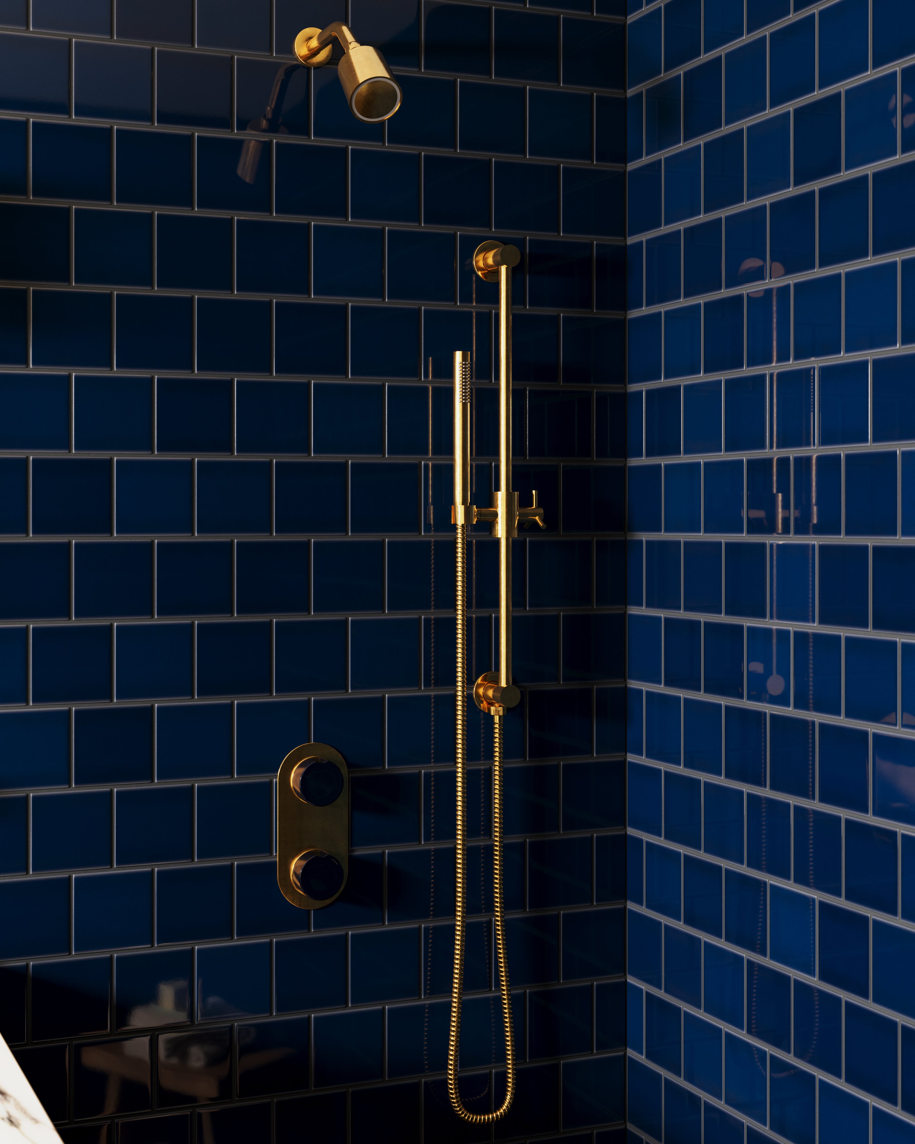 Contour & Foundry Wand Hand Shower in French Brass