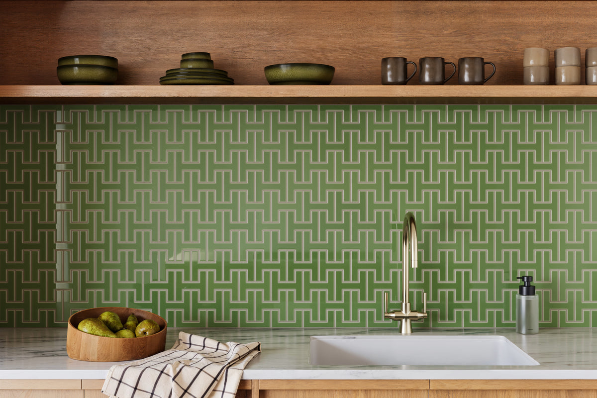 Chaine Homme Original Ceramic Tile in Kelp Gloss