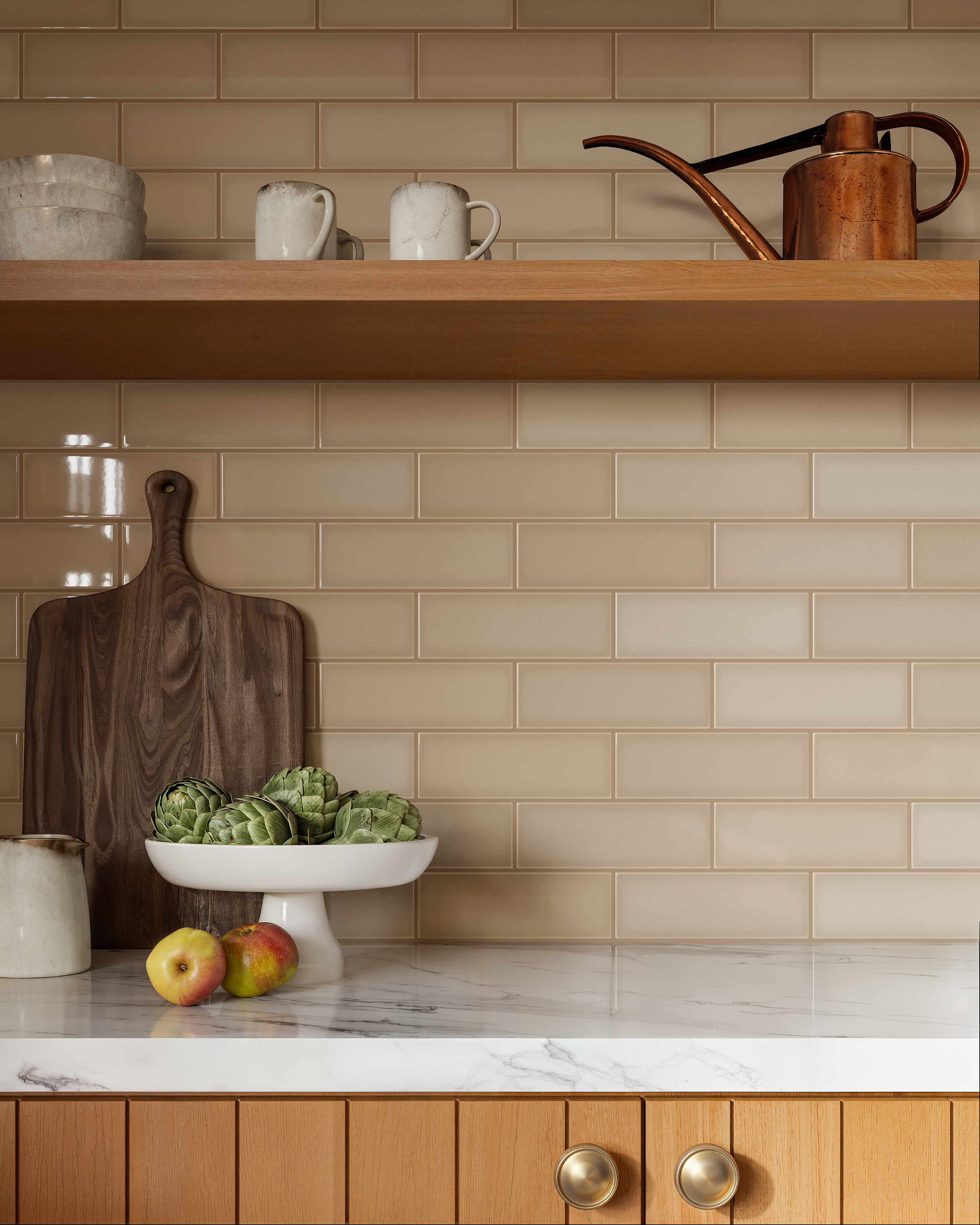 3x9 Original Ceramic Tile in Sand Dune Gloss