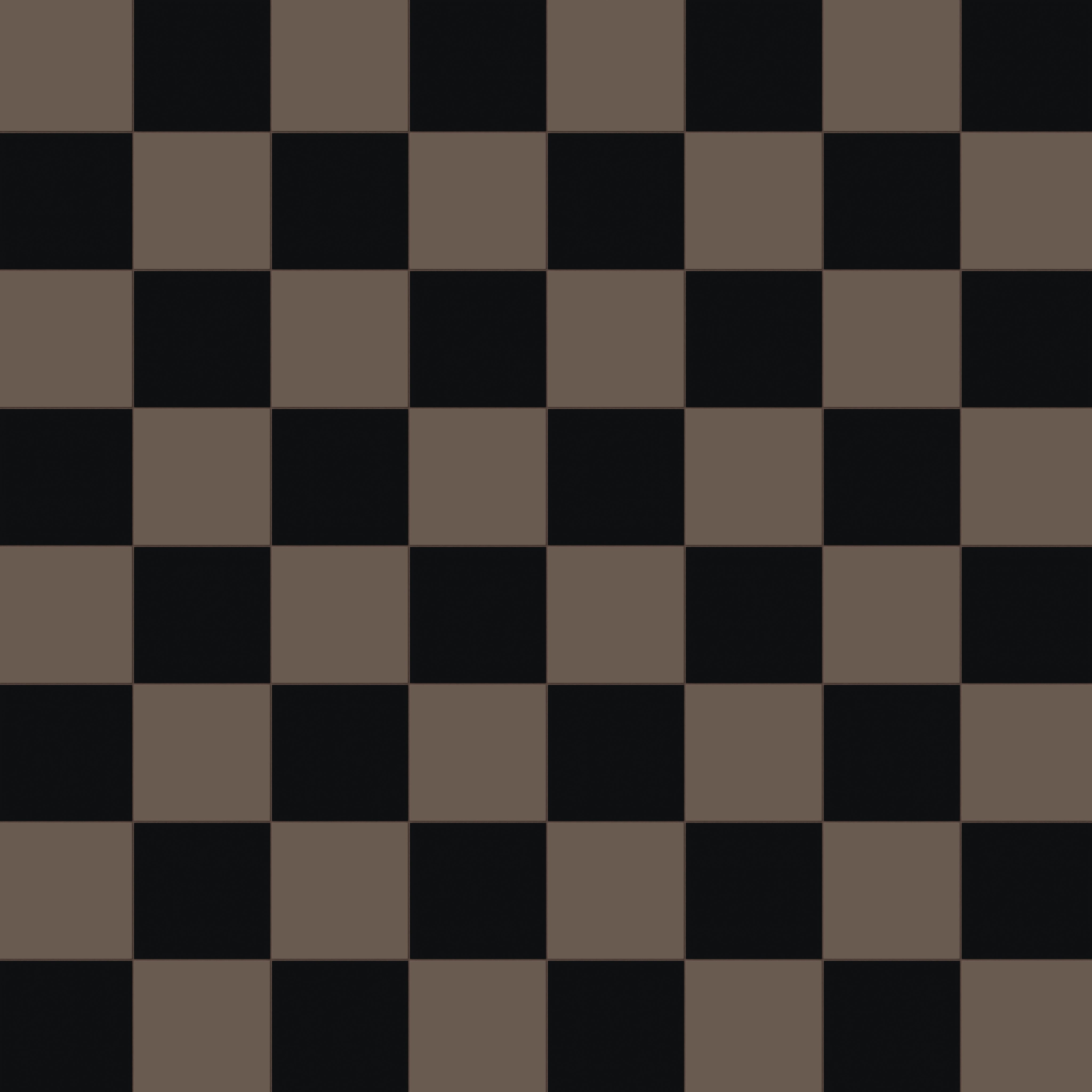 12x12 Natural Press Ceramic Tile in Otter and Bone Black Matte