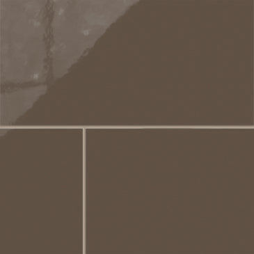 12x24 Natural Press Ceramic Tile in Otter Gloss