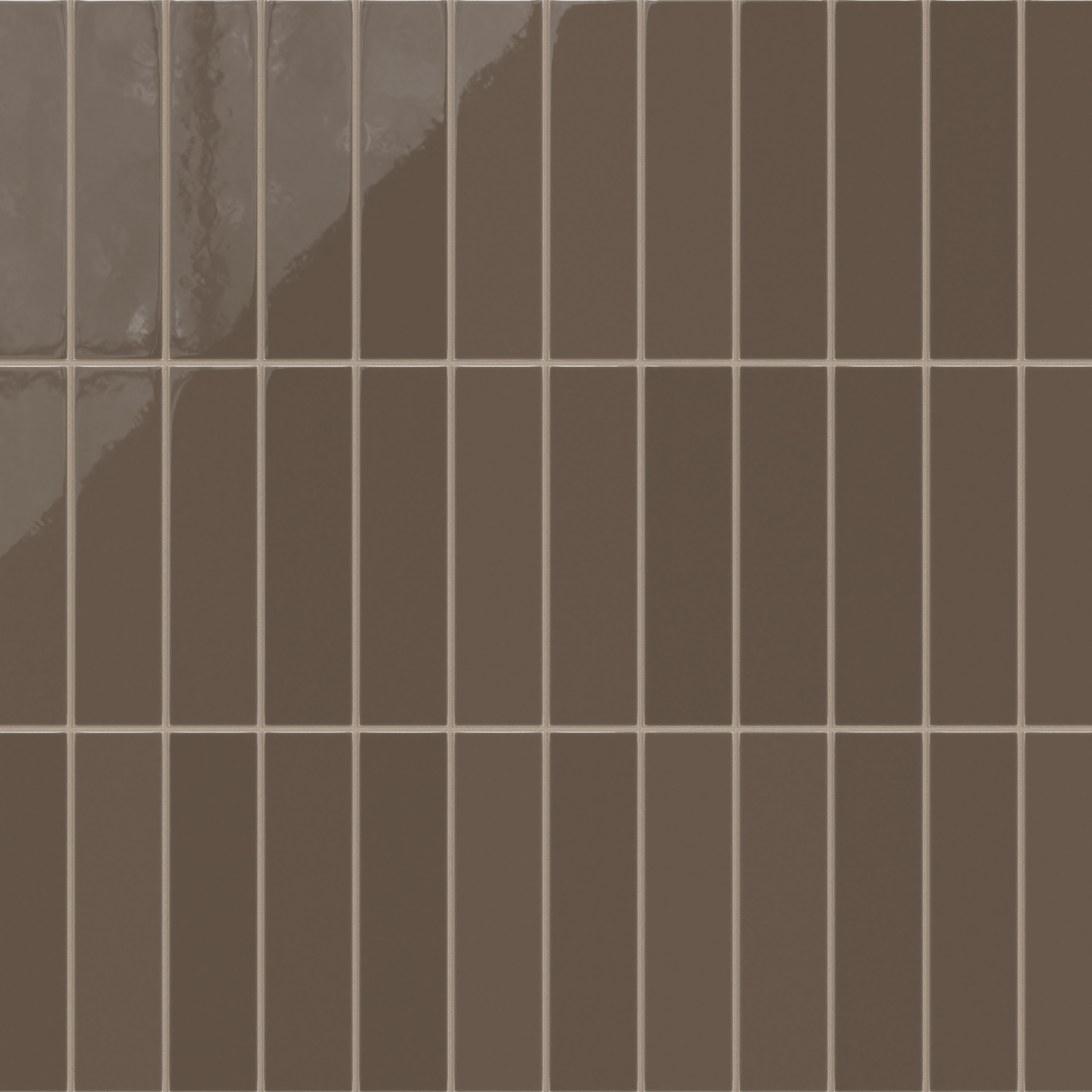 3x12 Natural Press Ceramic Tile in Otter Gloss