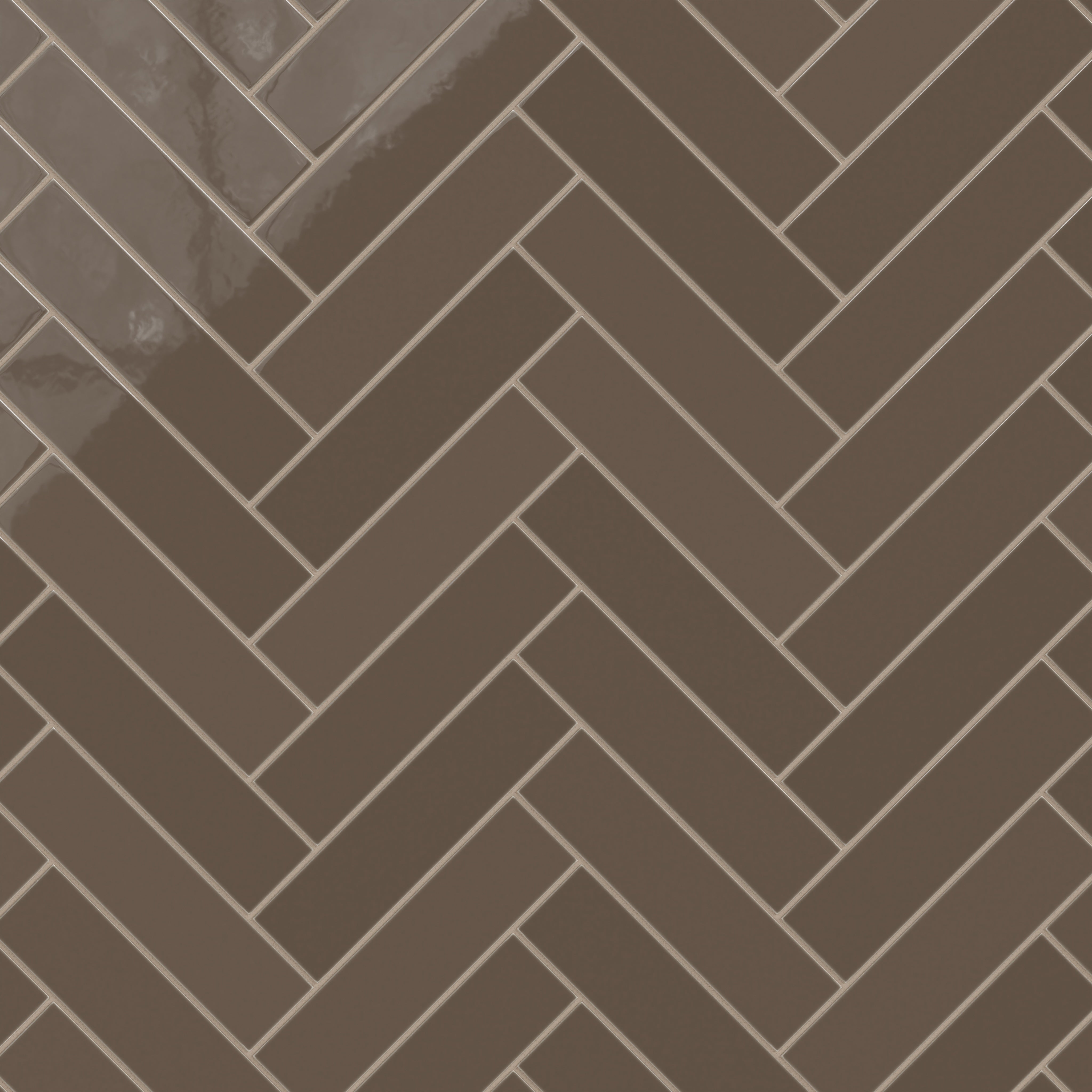 3x12 Natural Press Ceramic Tile in Otter Gloss