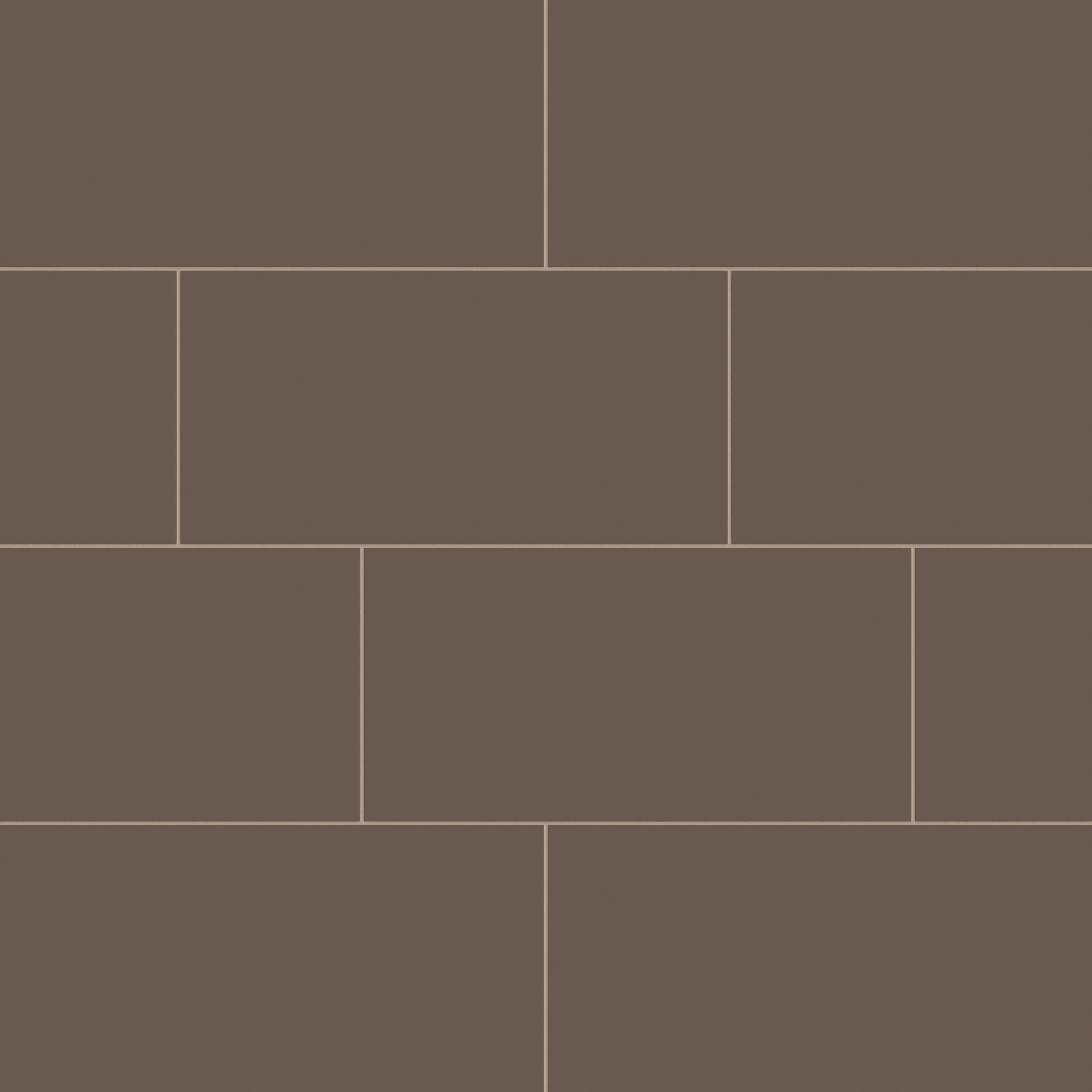 12x24 Natural Press Ceramic Tile in Otter Matte