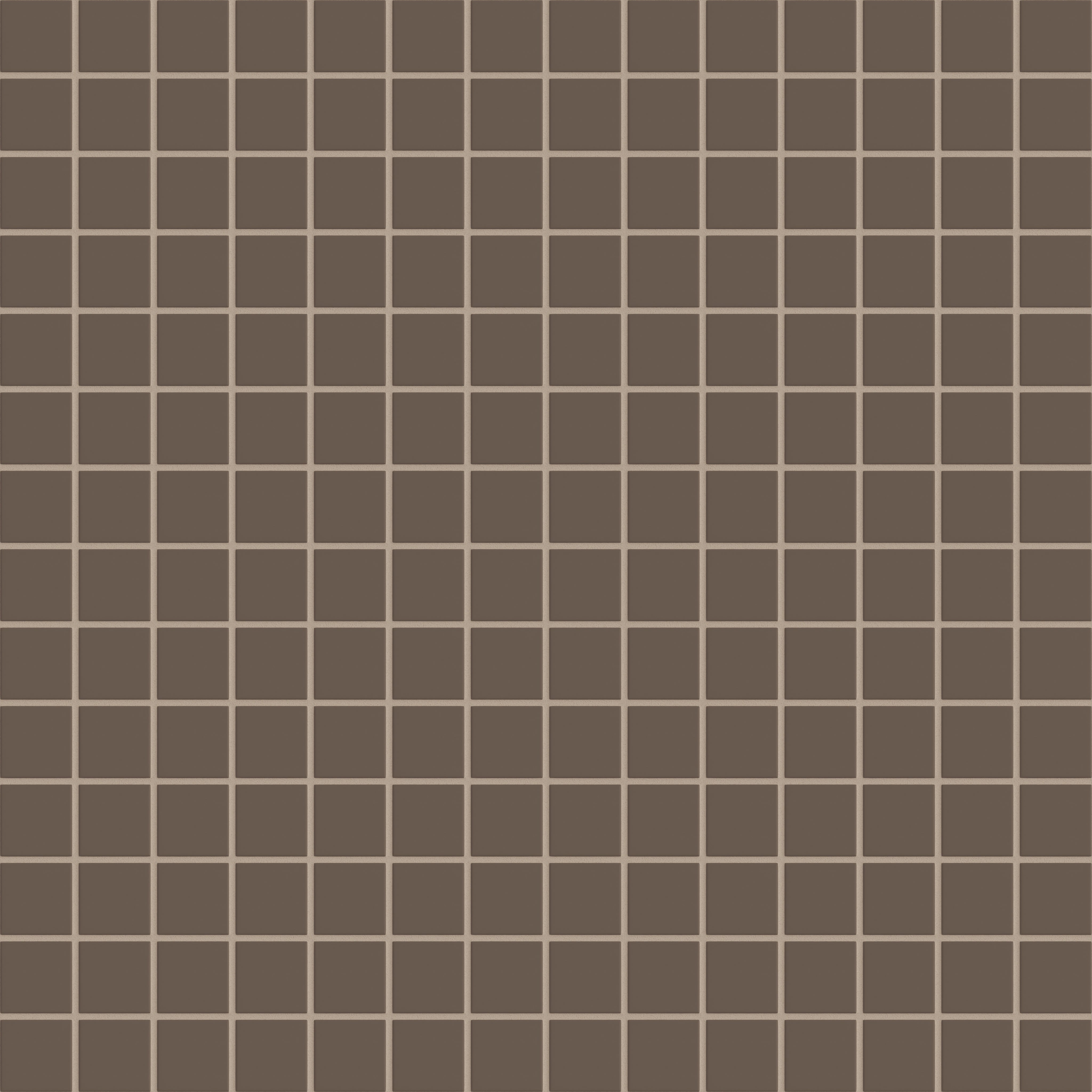 2x2 Straight Set Sheeted Natural Press Ceramic Mosaic Tile in Otter Matte