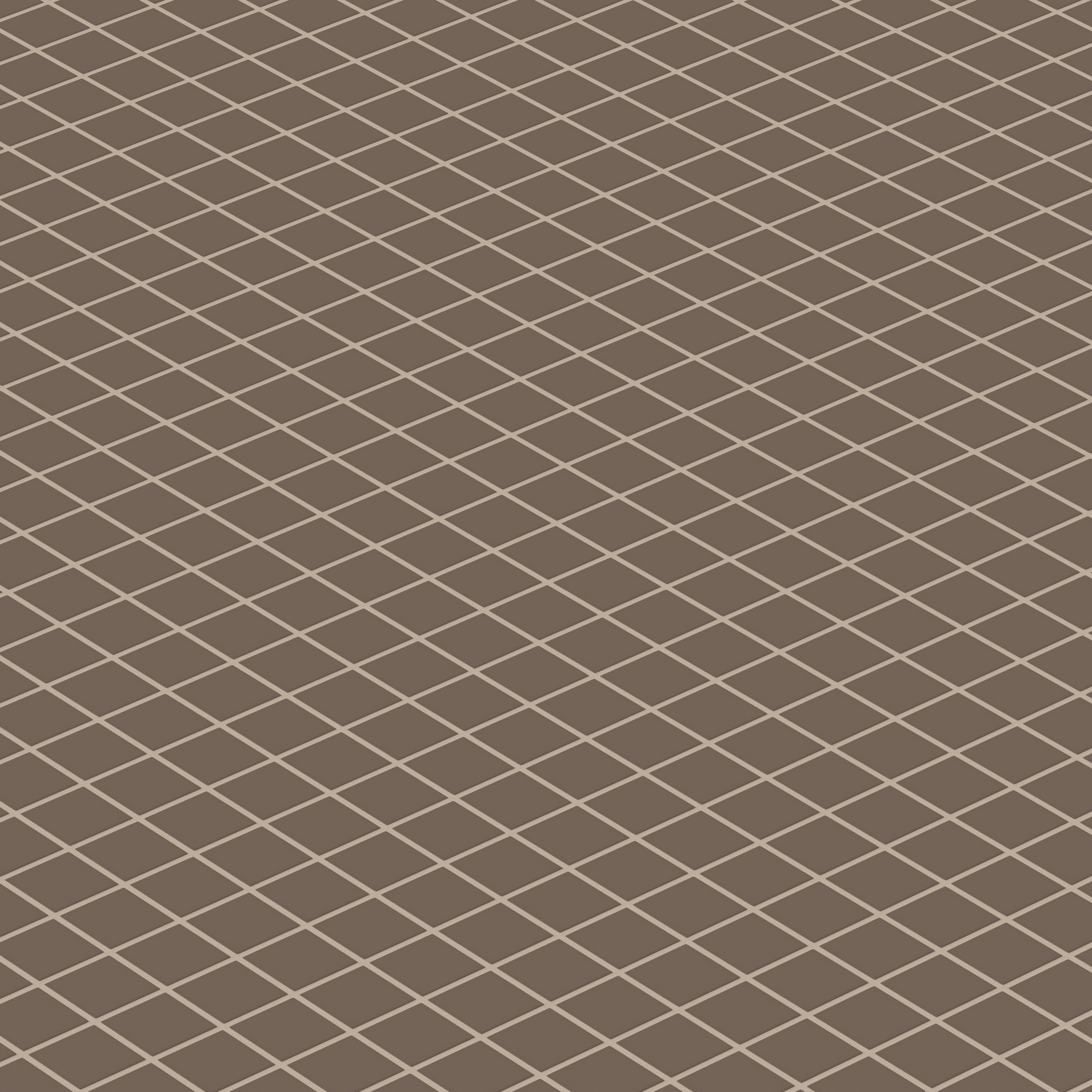 2x2 Straight Set Sheeted Natural Press Ceramic Mosaic Tile in Otter Matte