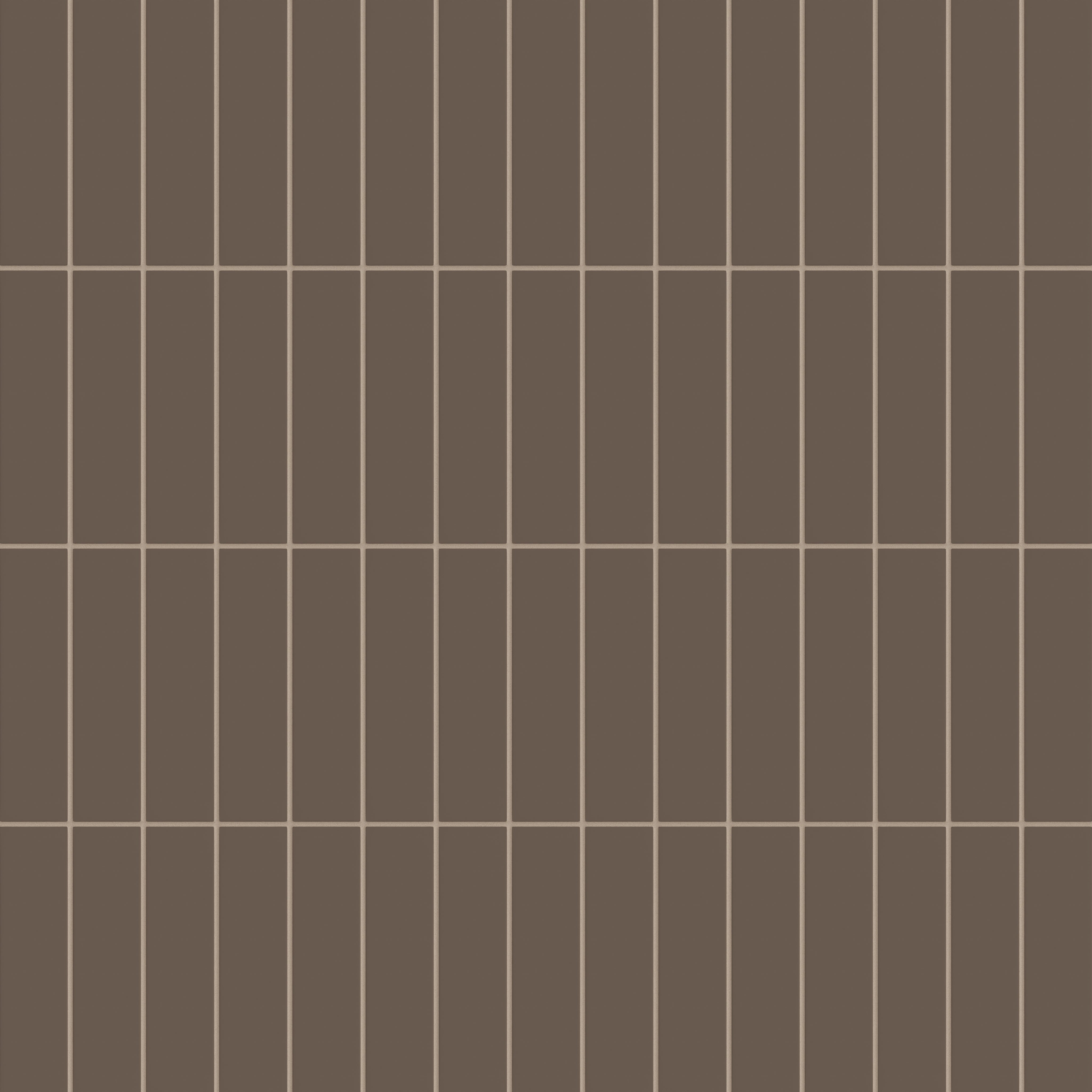 2x8 Natural Press Tile in Otter Matte
