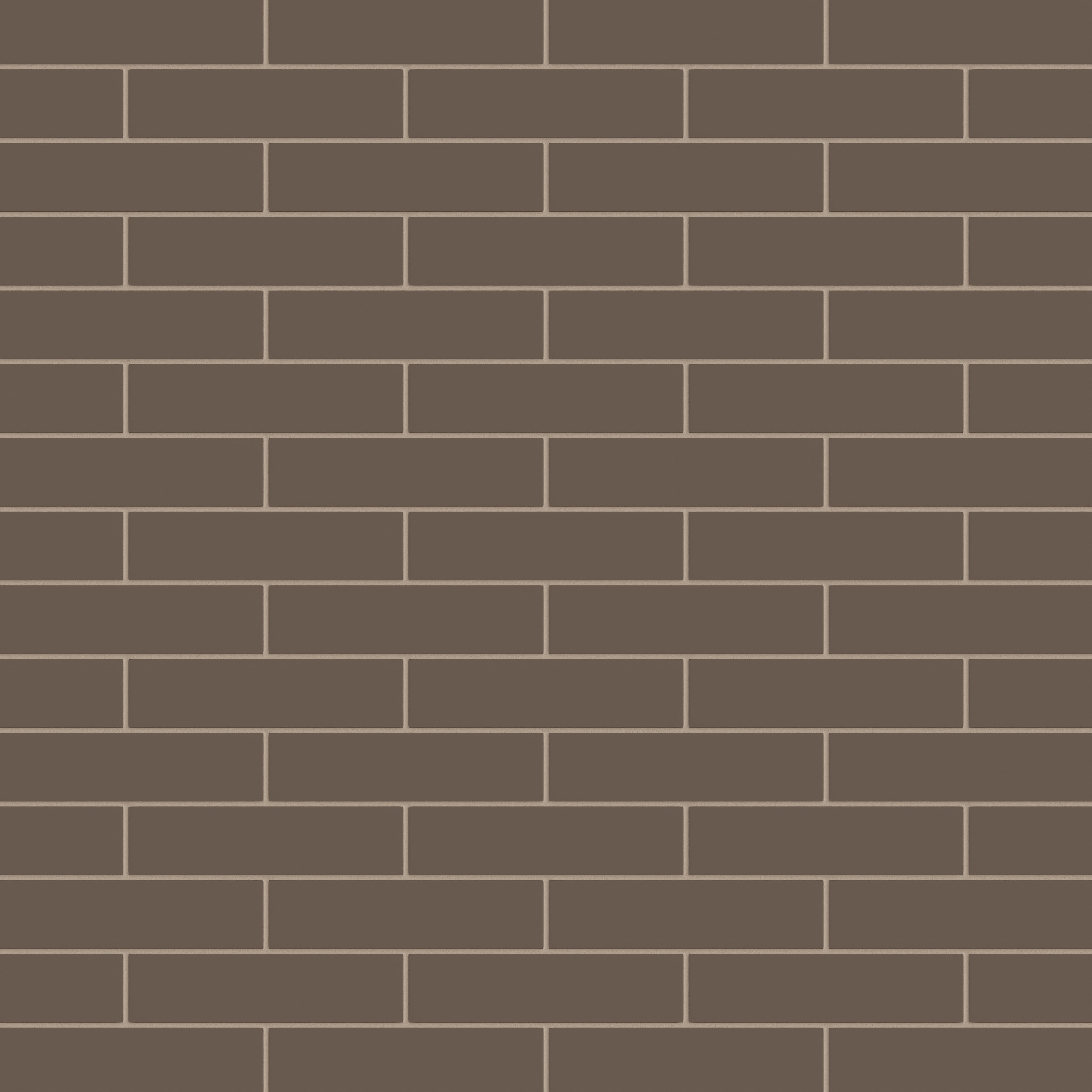 2x8 Natural Press Tile in Otter Matte