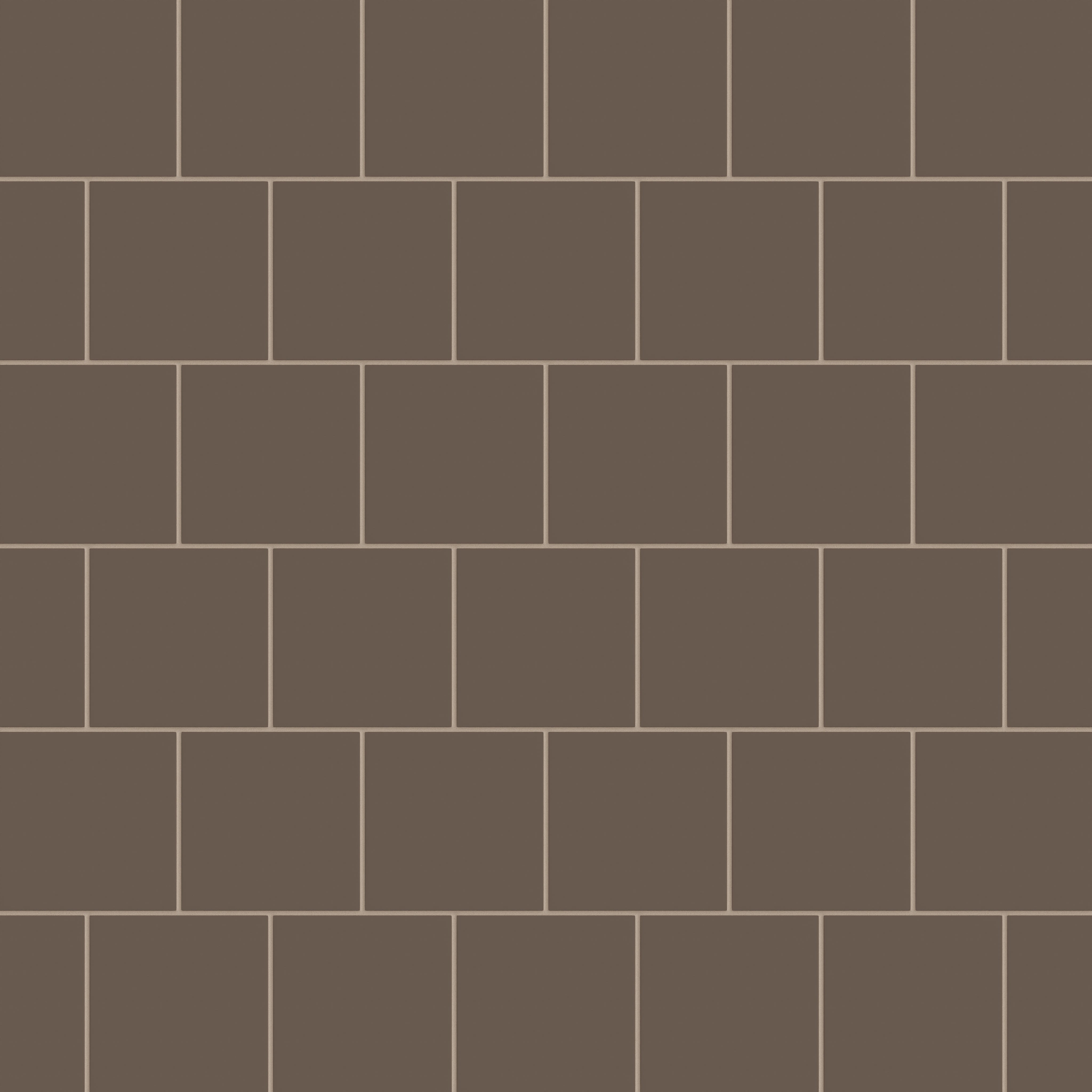 6x6 Natural Press Ceramic Tile in Otter Matte