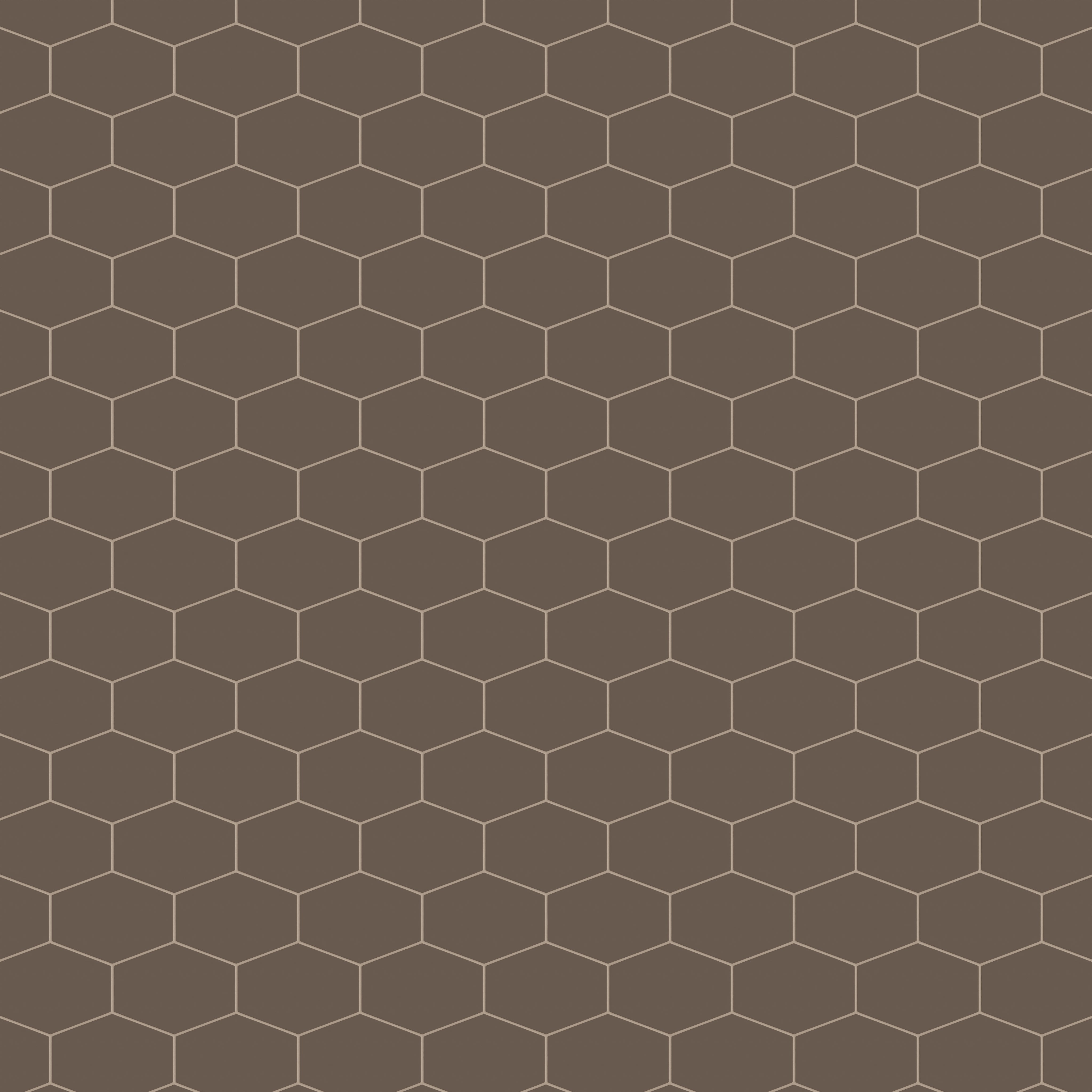 Elongated Hexagon Natural Press Ceramic Tile in Otter Matte