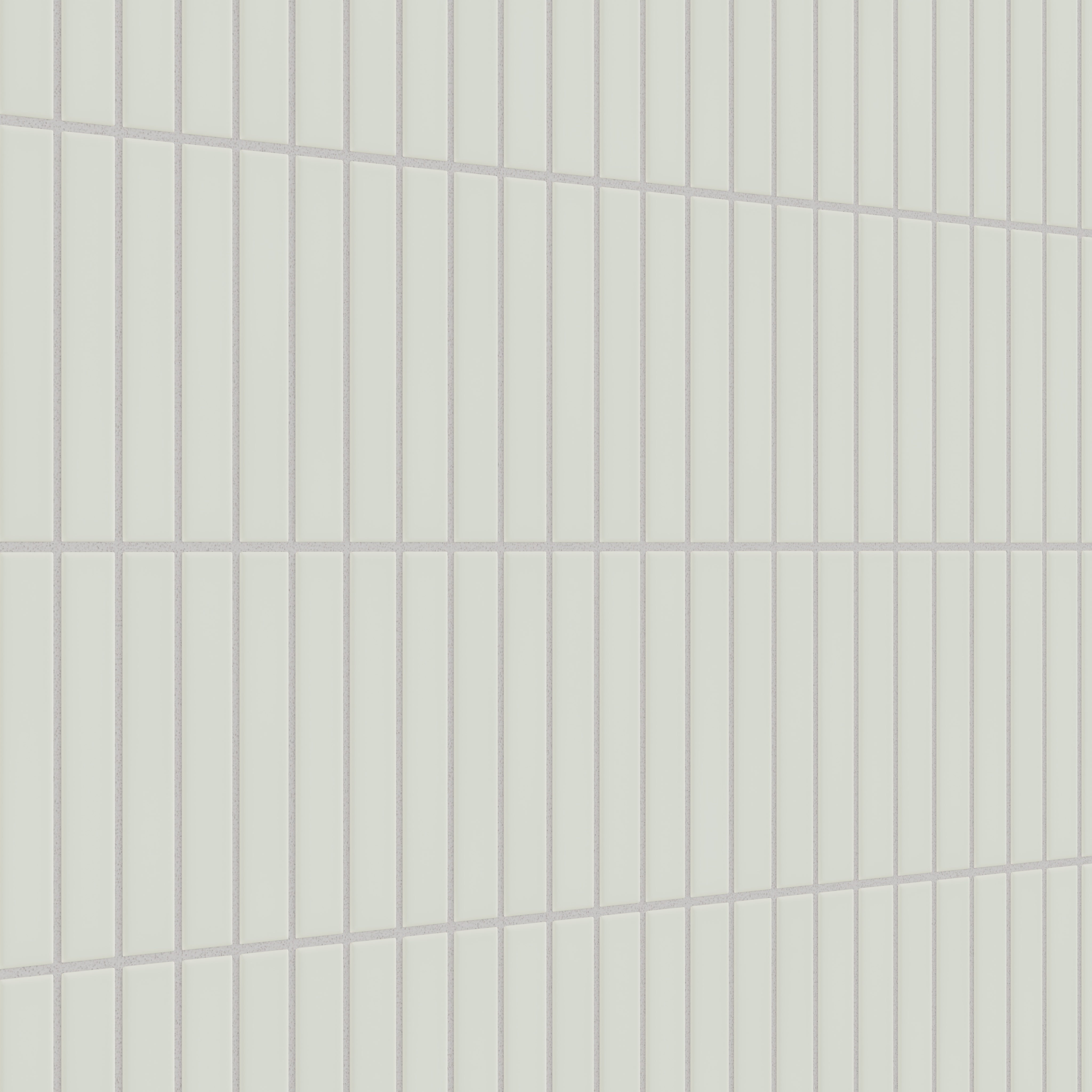 1x6 Straight Set Sheeted Original Ceramic Mosaic Tile in Overcast Matte