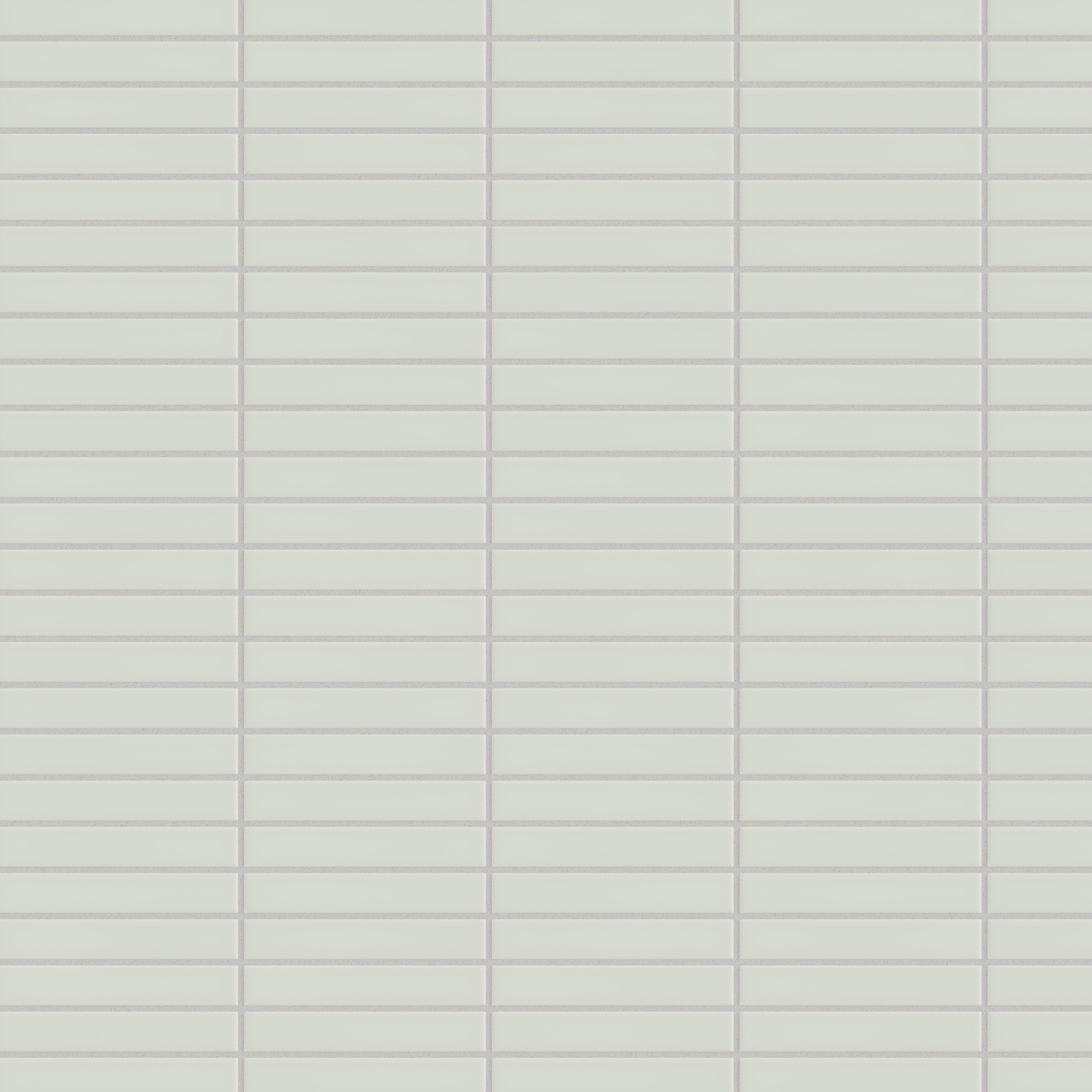 1x6 Straight Set Sheeted Original Ceramic Mosaic Tile in Overcast Matte