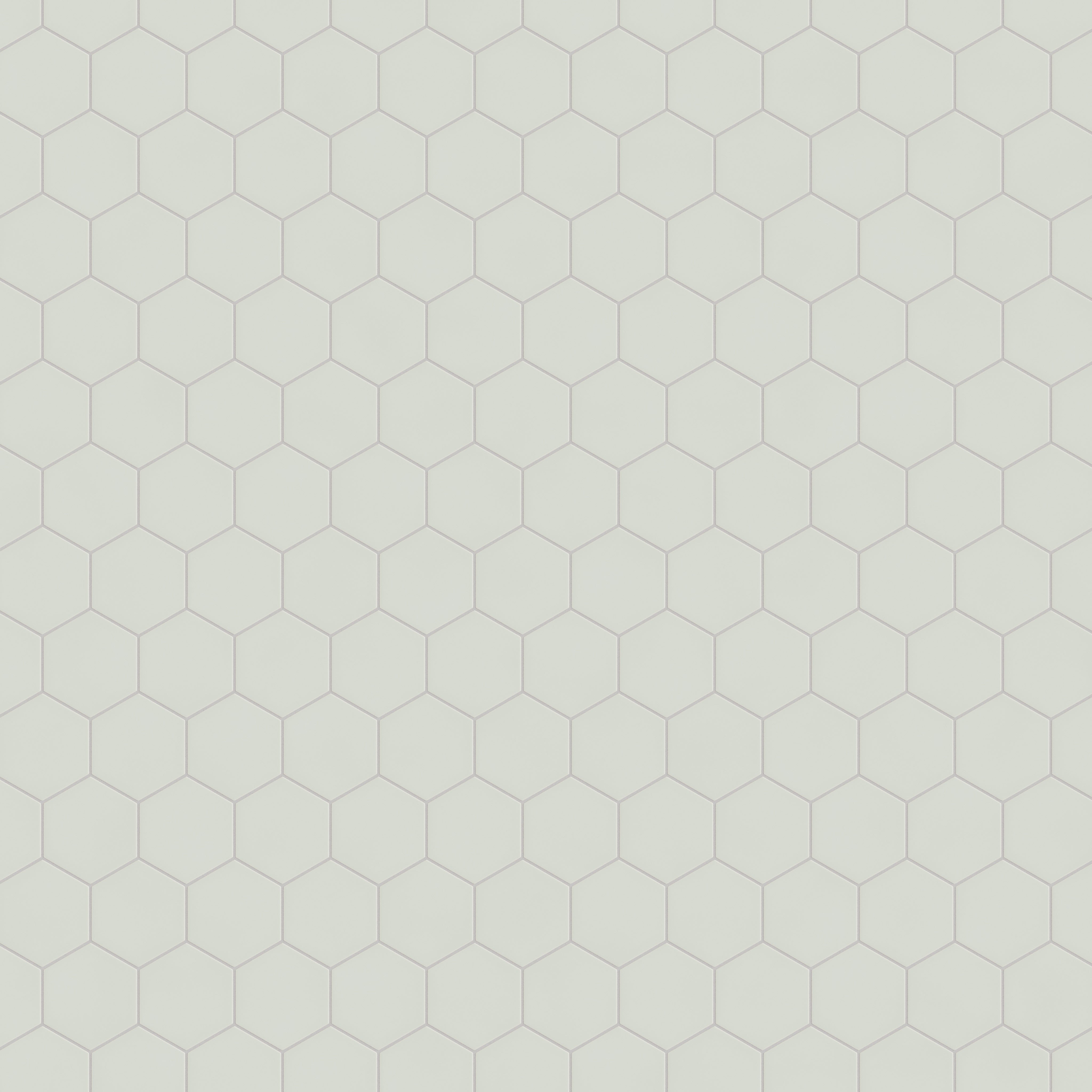 6" Hexagon Original Ceramic Tile in Overcast Matte