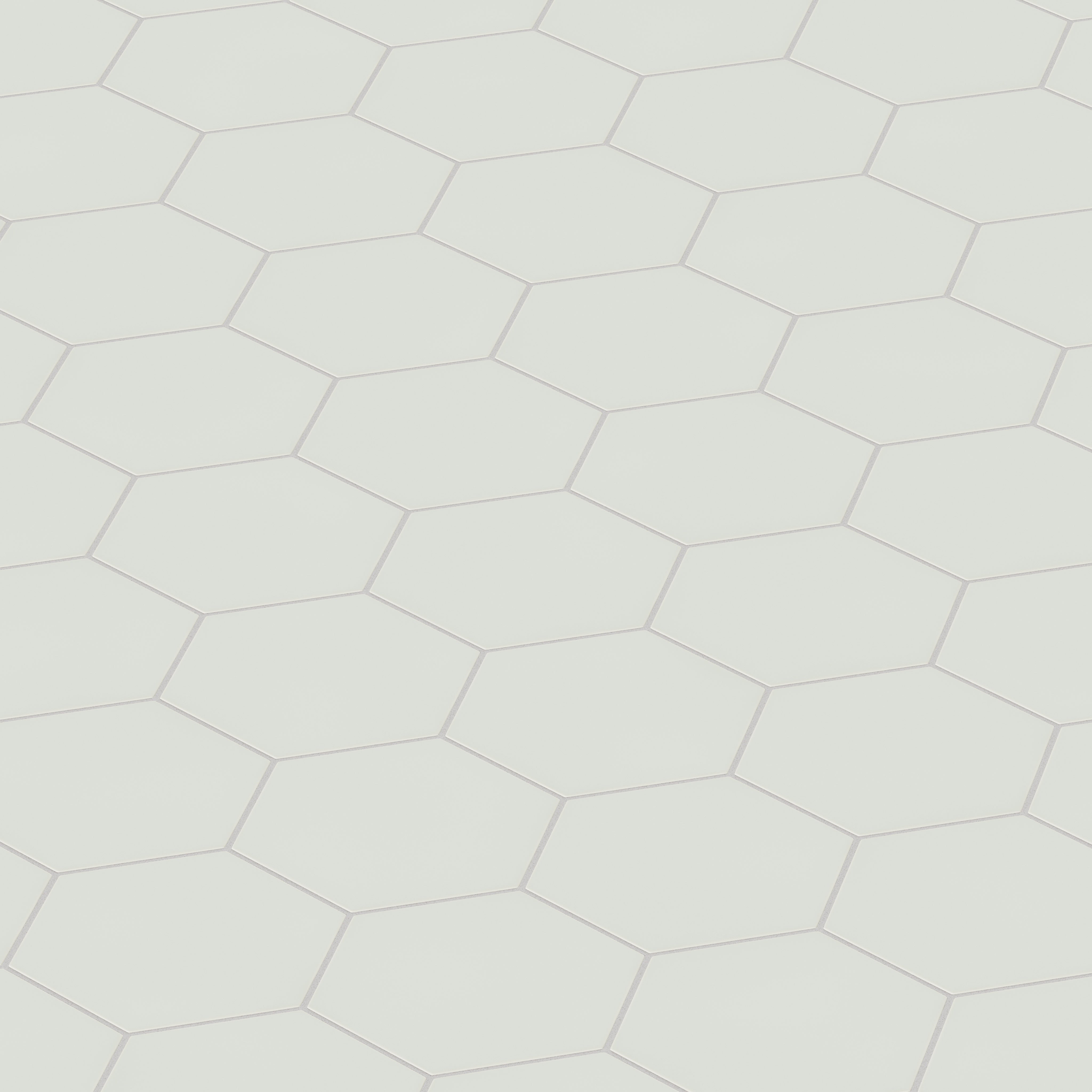 8" Hexagon Original Ceramic Tile in Overcast Matte