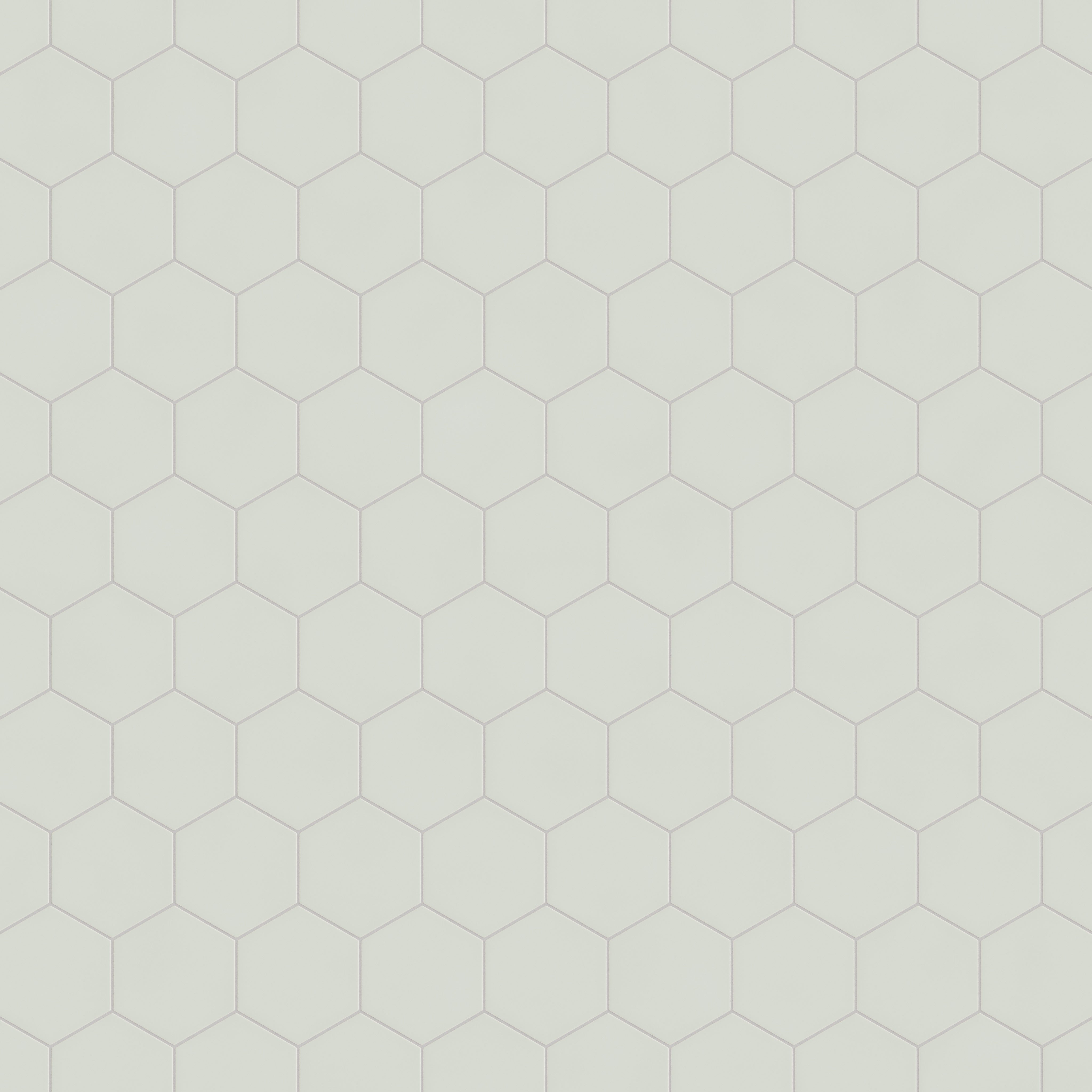 8" Hexagon Original Ceramic Tile in Overcast Matte
