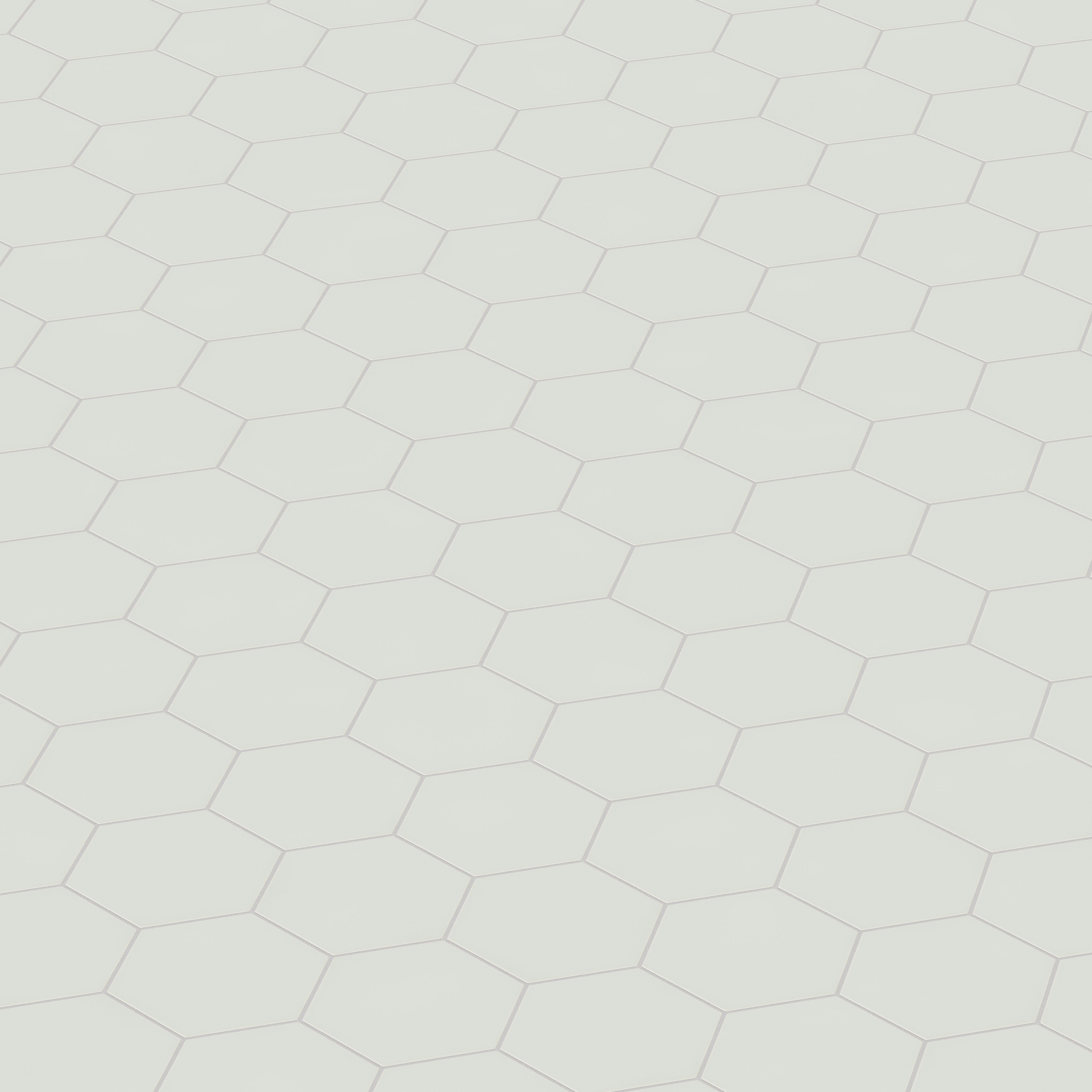 8" Hexagon Original Ceramic Tile in Overcast Matte
