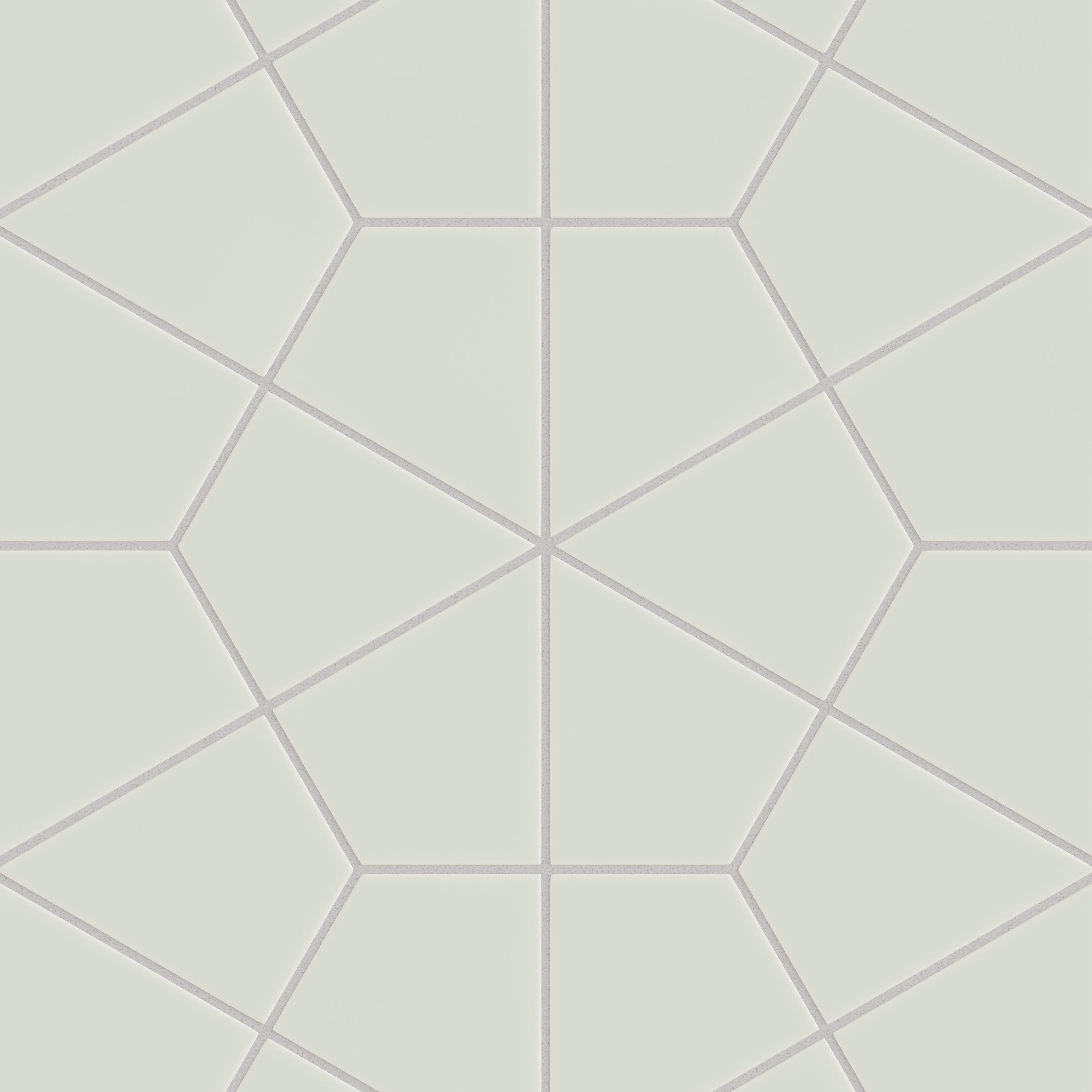 Hexite Original Ceramic Tile in Overcast Matte