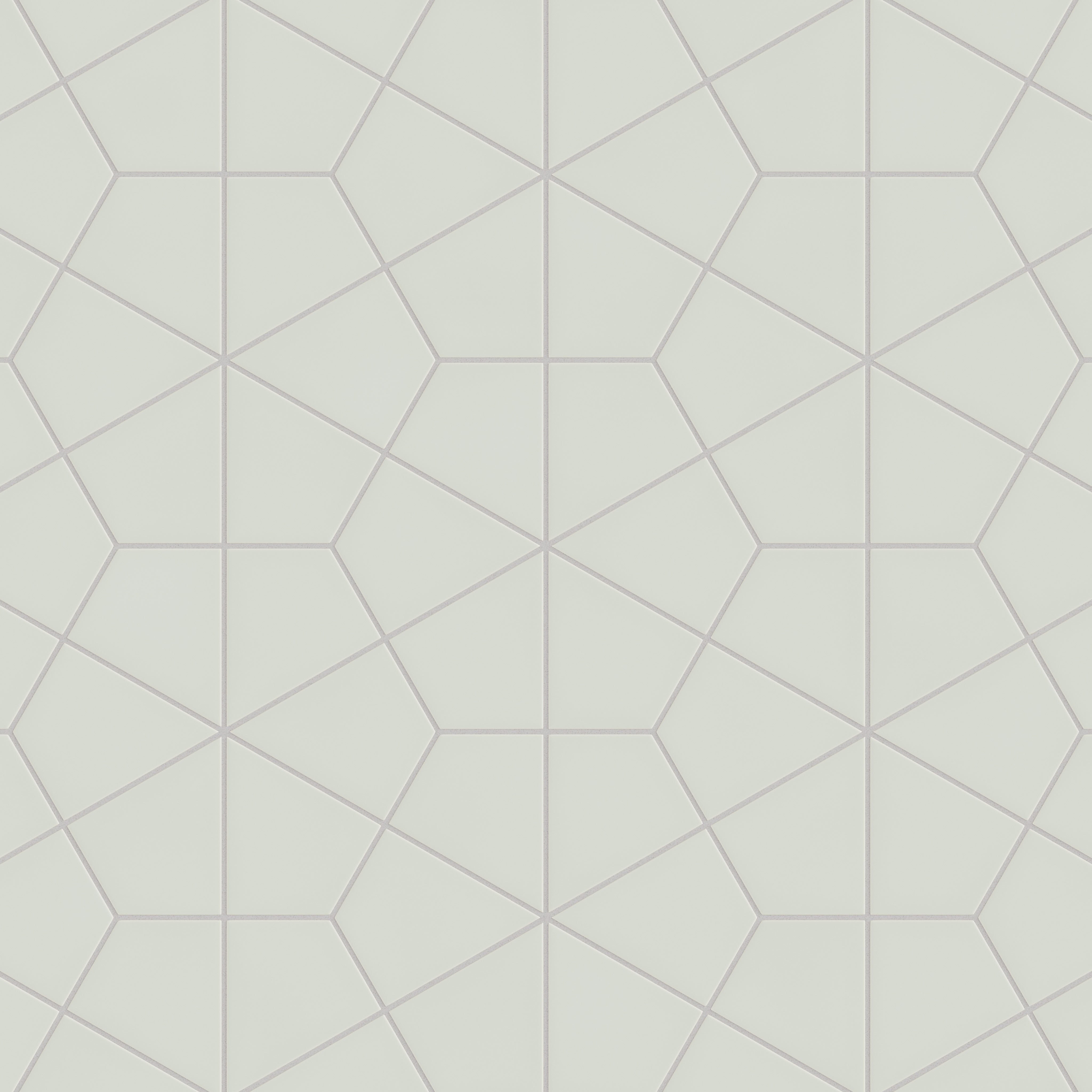 Hexite Original Ceramic Tile in Overcast Matte
