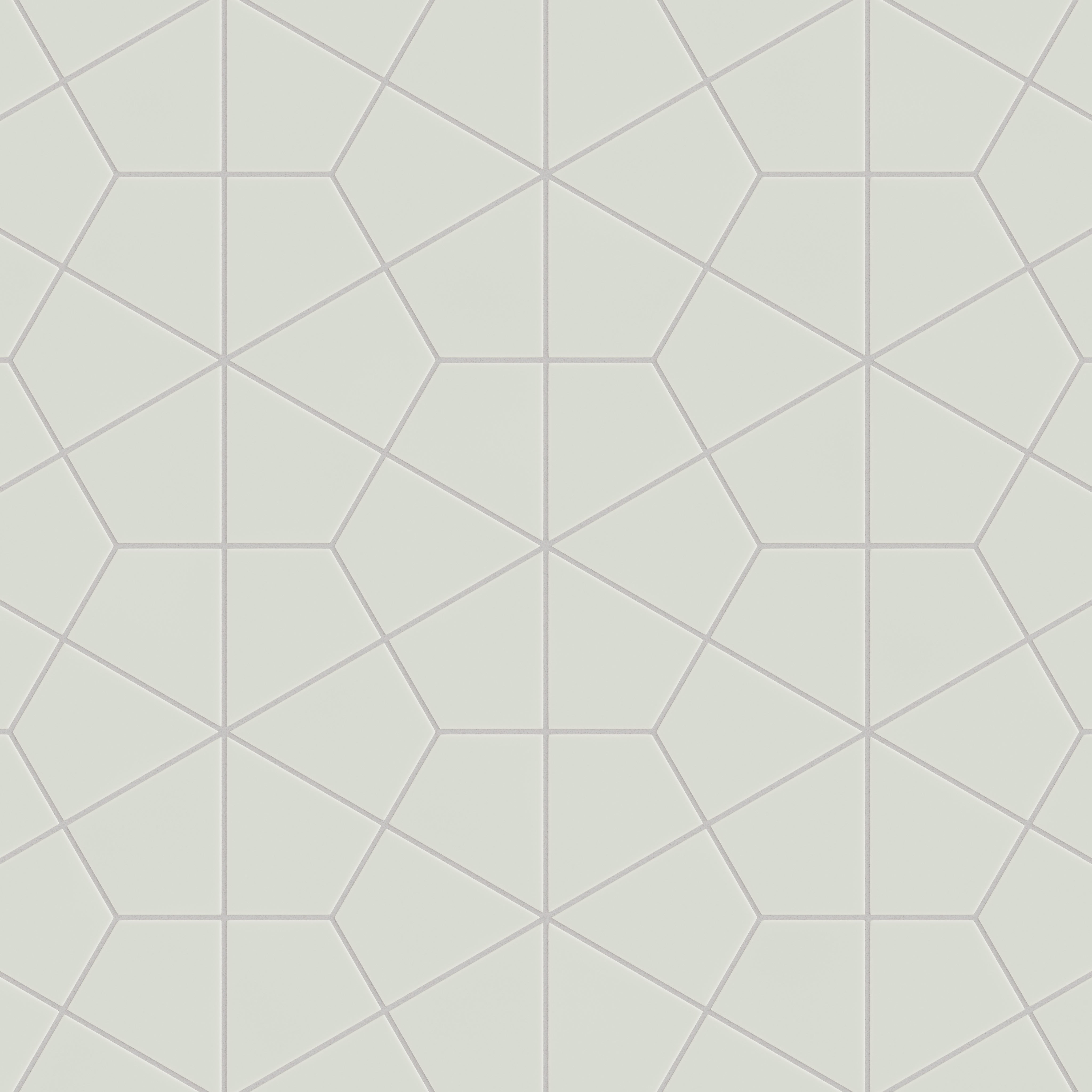 Hexite Original Ceramic Tile in Overcast Matte